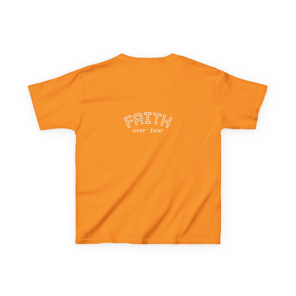 Faith Over Fear Kids Tee | Inspirational Christian Youth Shirt