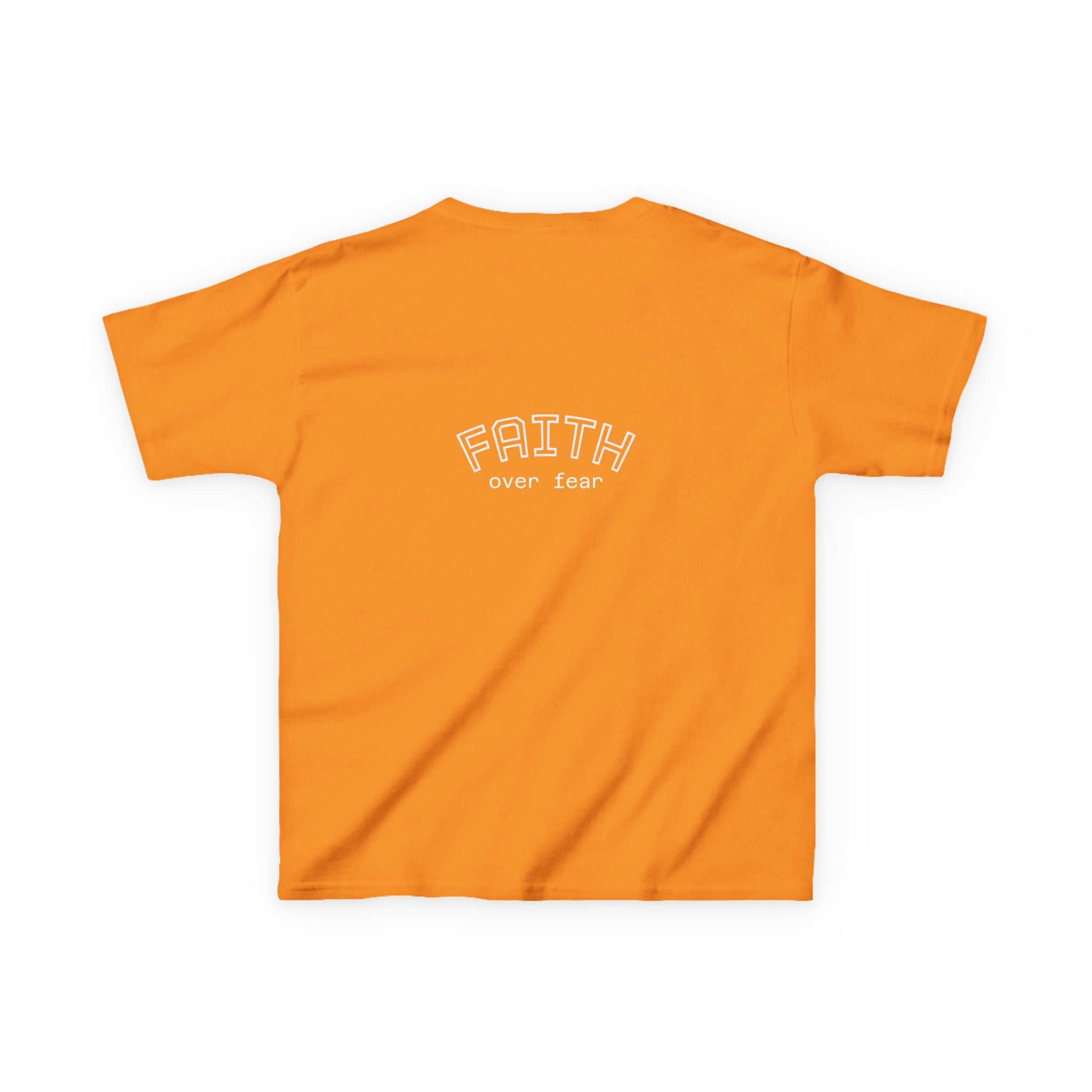 Faith Over Fear Kids Tee | Inspirational Christian Youth Shirt