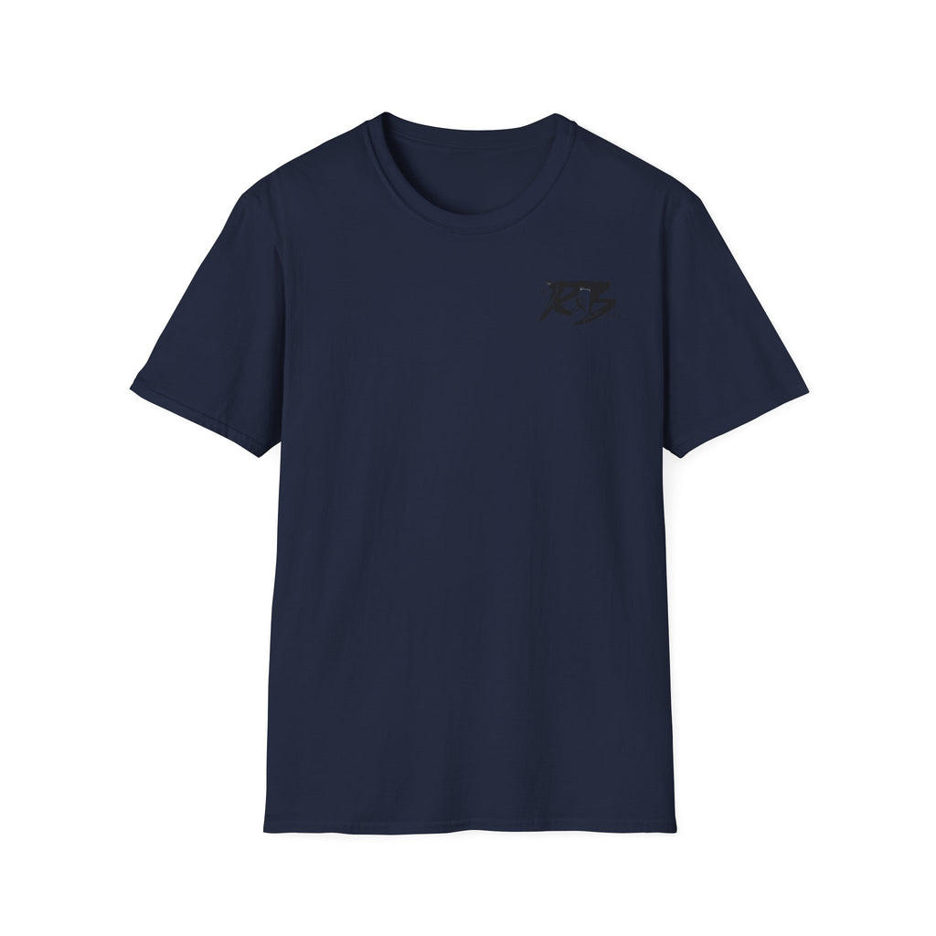 R&B Minimalist Logo T-Shirt — Retro Script Chest Print
