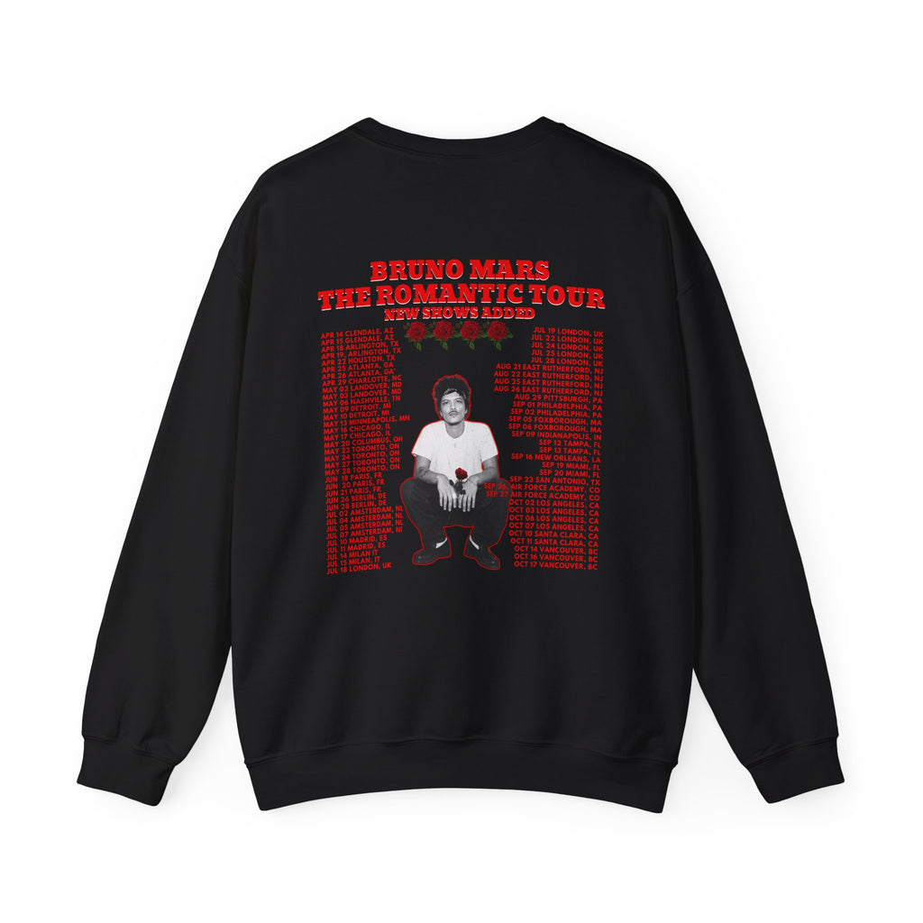 Tour Crewneck Sweatshirt — The Romantic Tour Graphic