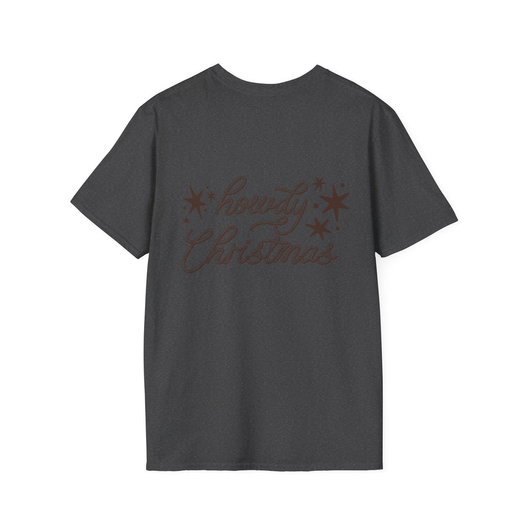 Western Christmas Tee — Cowboy Hat & Boots Holiday Shirt