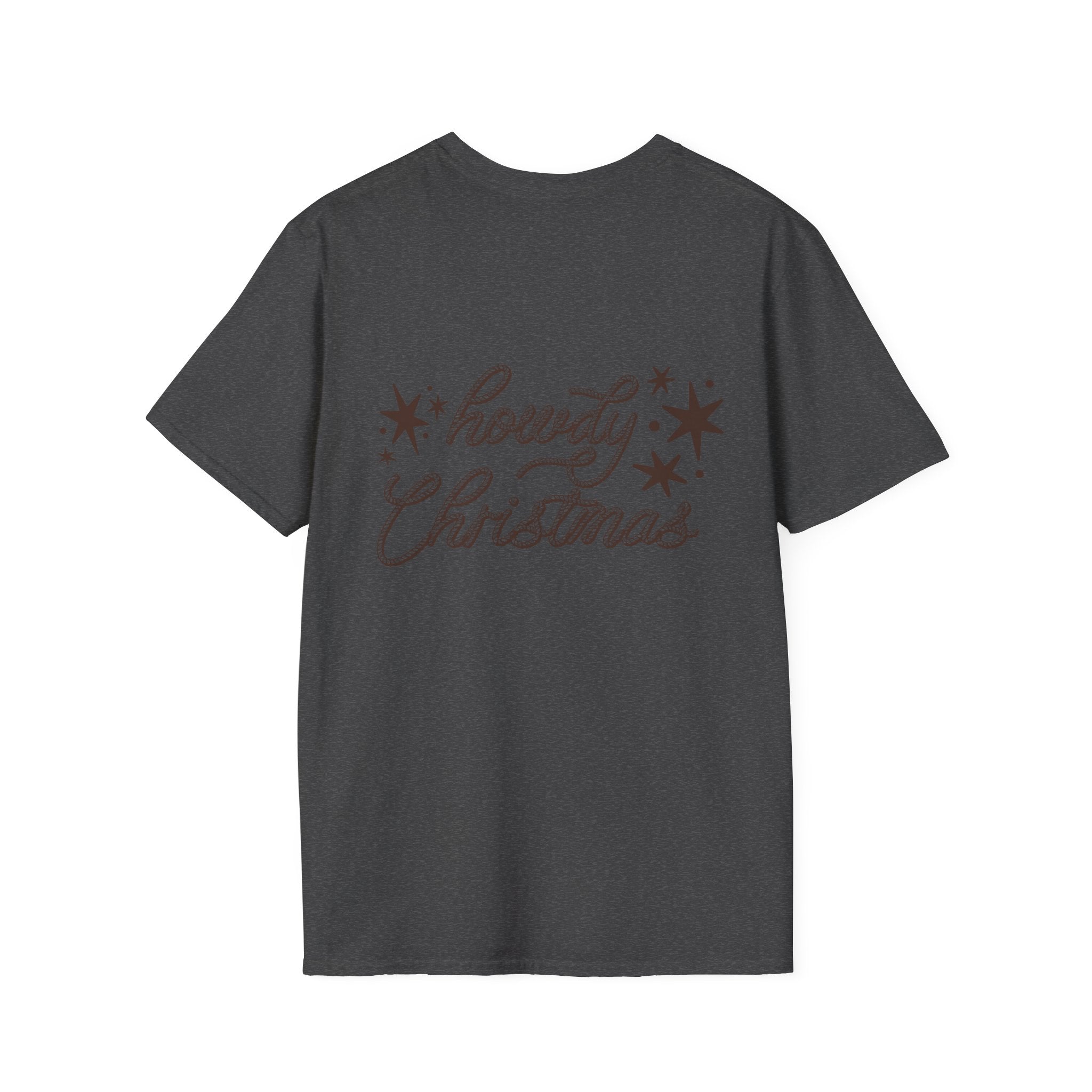 Western Christmas Tee — Cowboy Hat & Boots Holiday Shirt
