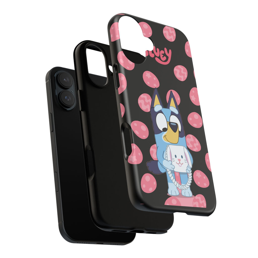 Bluey Holding Bunny phone case | Cute cartoon character phone case