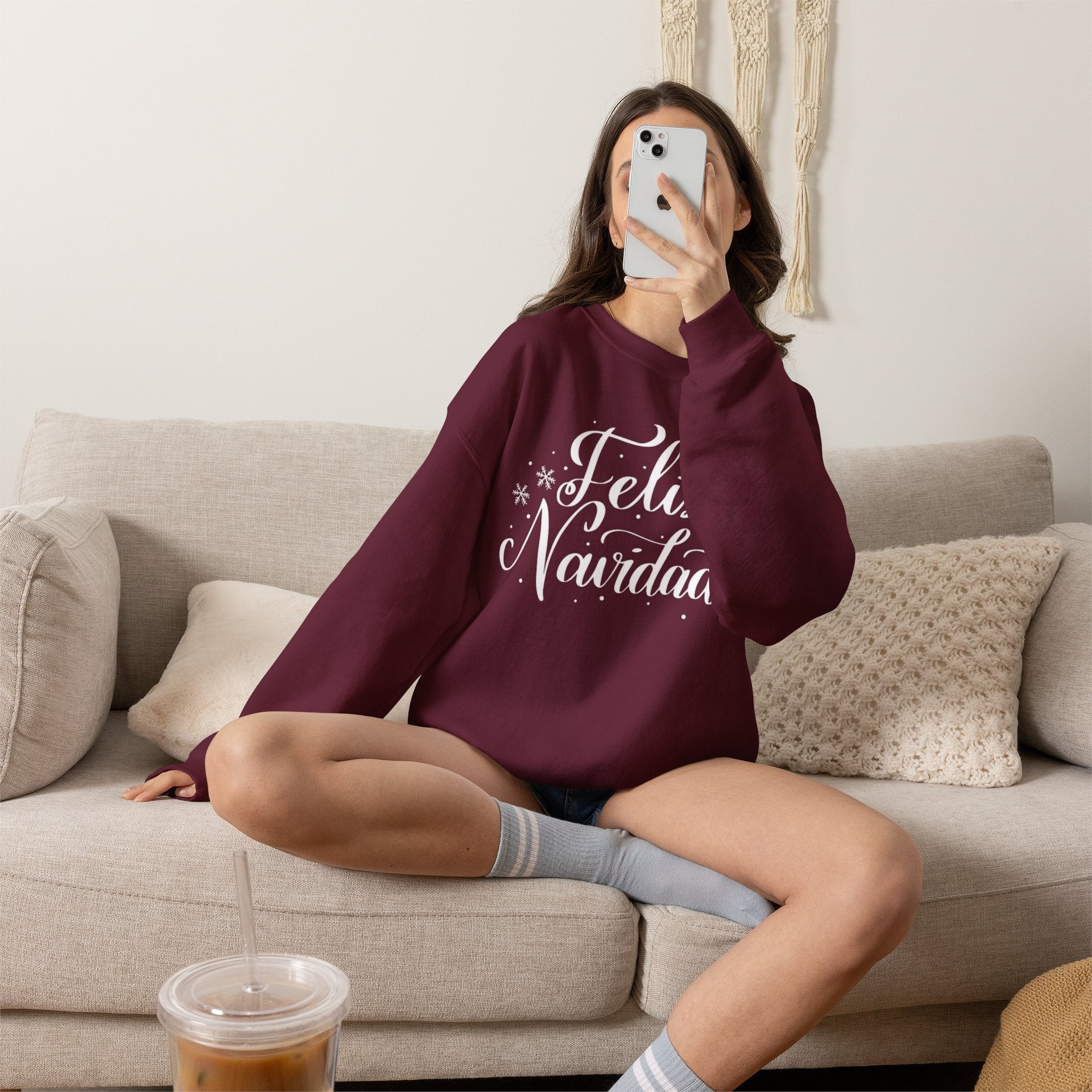 Feliz Navidad Sweatshirt – Festive Spanish Christmas Crewneck