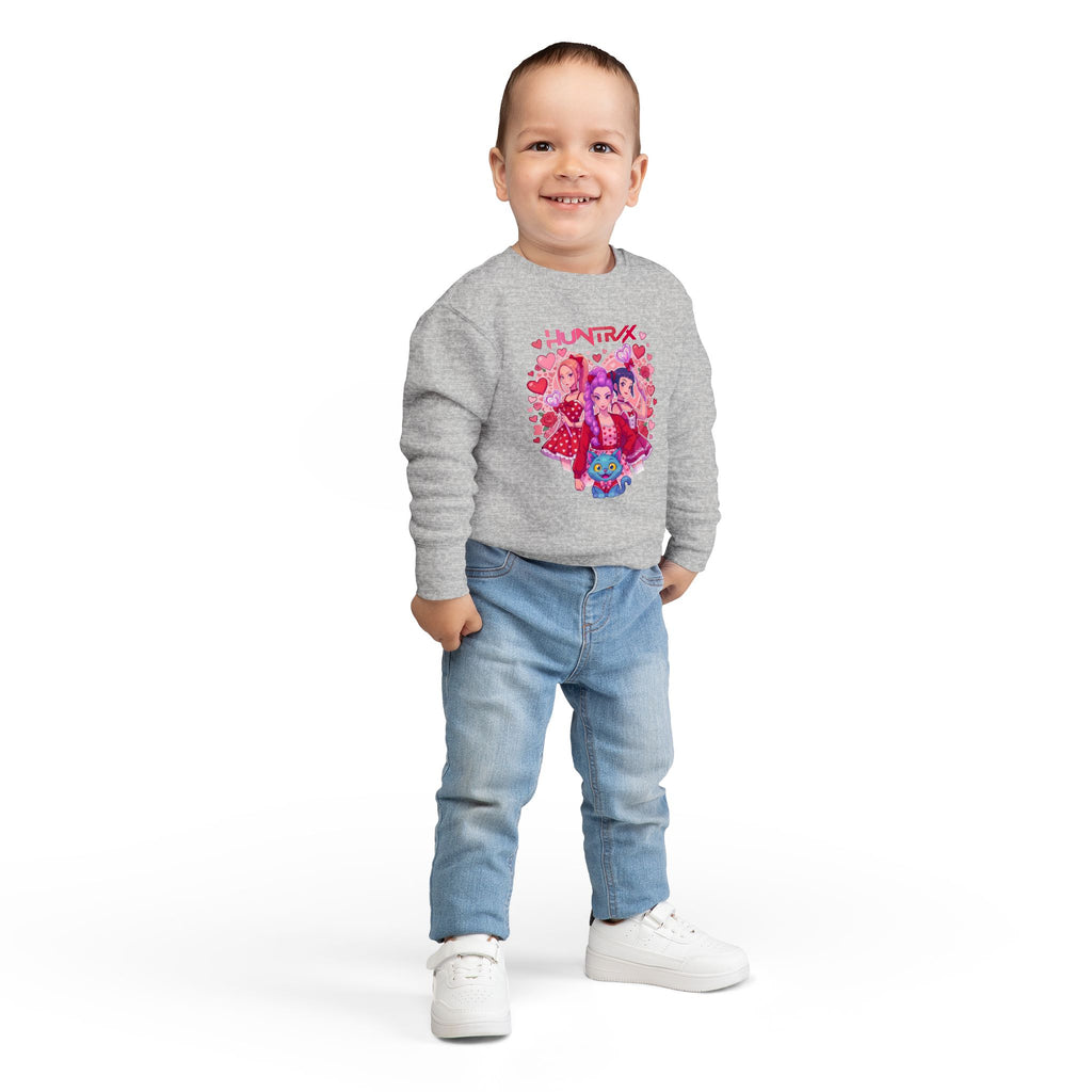 Toddler Sweatshirt — Pink Heart Huntrix