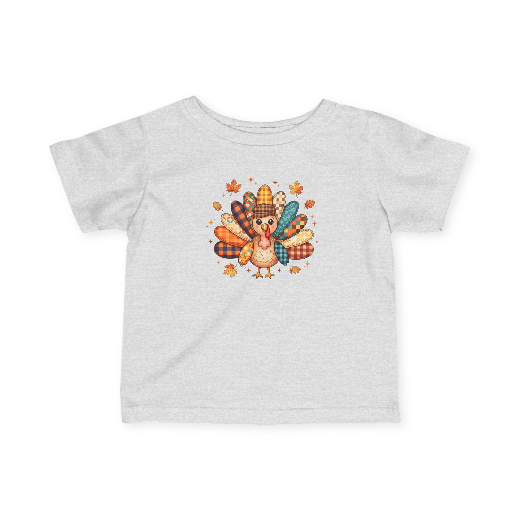 Infant Tee — Cute Thanksgiving Turkey Graphic Baby Shirt