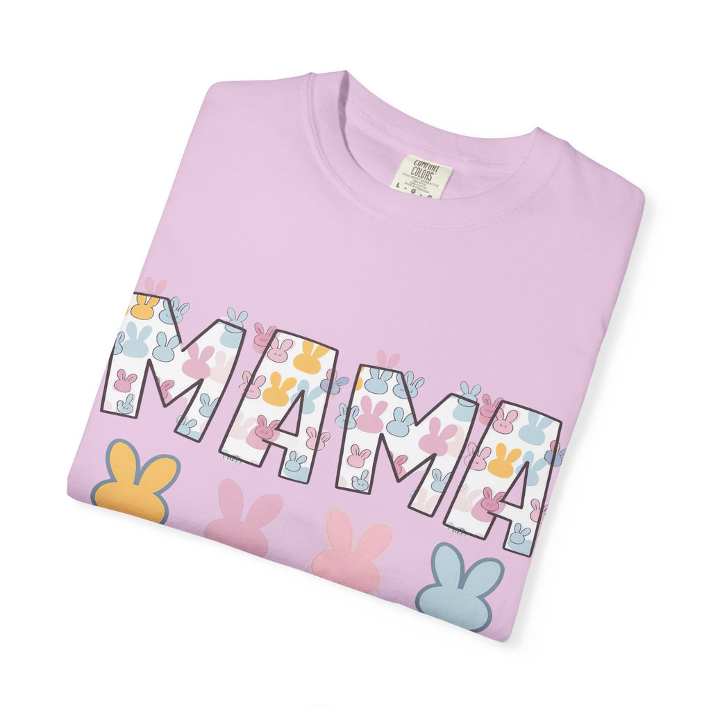Mama Floral Peep Tee — Easter Bunny Pastel Mother's Day T-Shirt