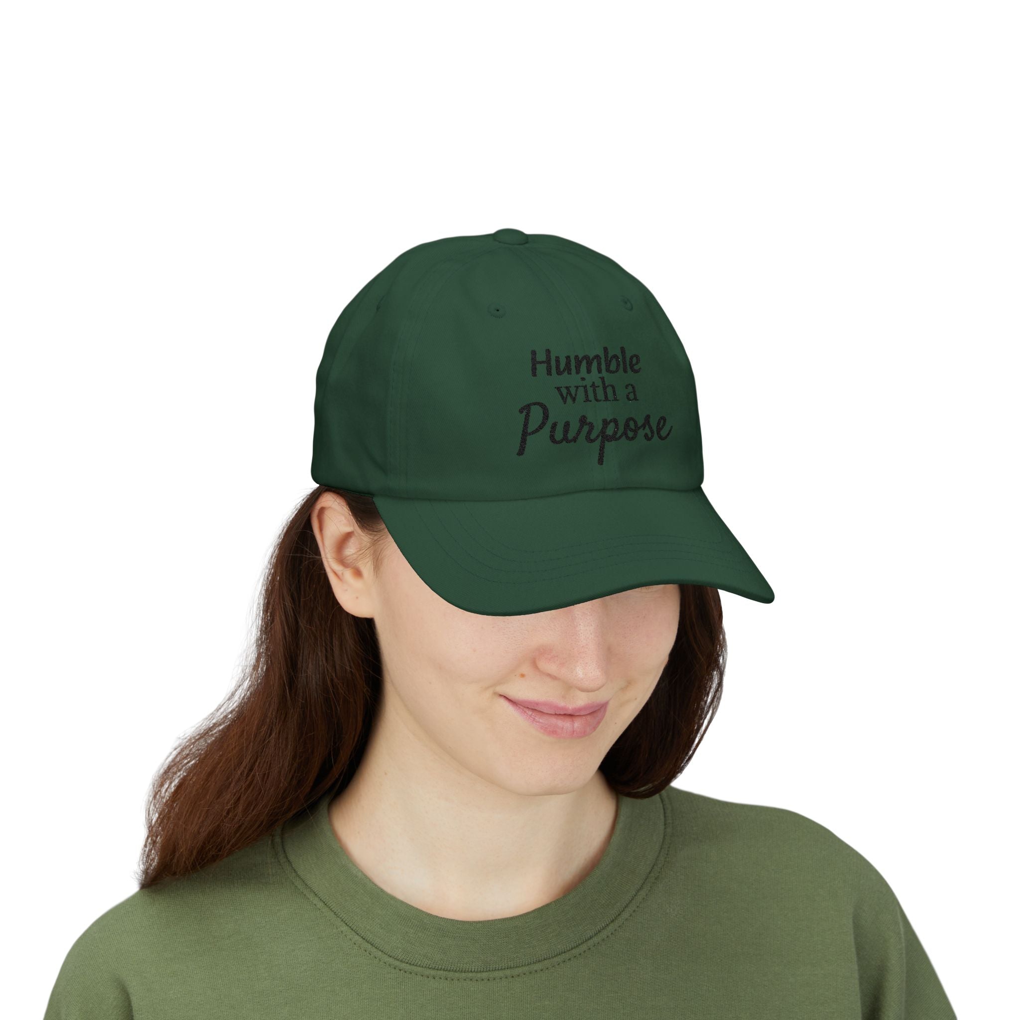 Dad Cap — "Humble with a Purpose" Embroidered Baseball Hat