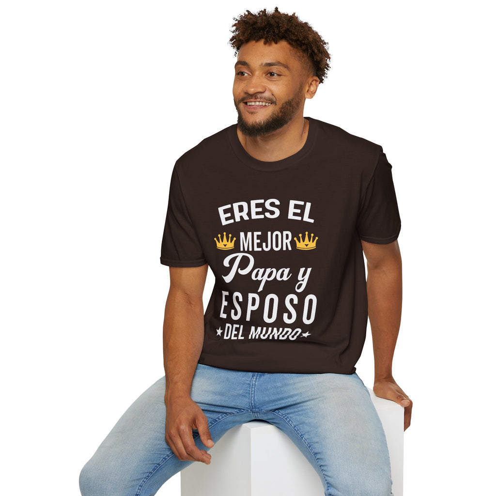 T-Shirt "Eres el Mejor Papa y Esposo del Mundo" – Regalo Día del Padre en Español
