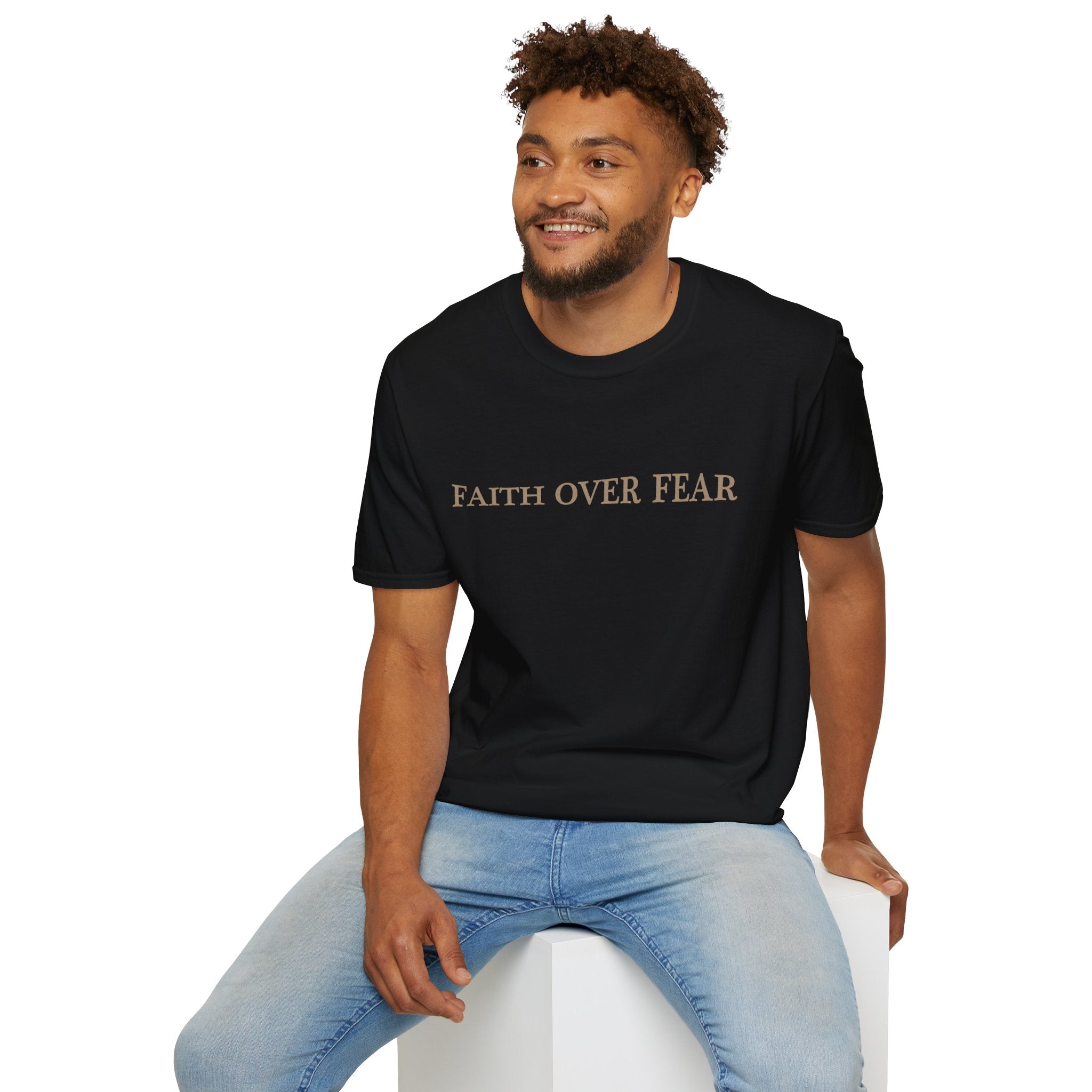 Faith Over Fear T-Shirt — Inspirational Christian Tee
