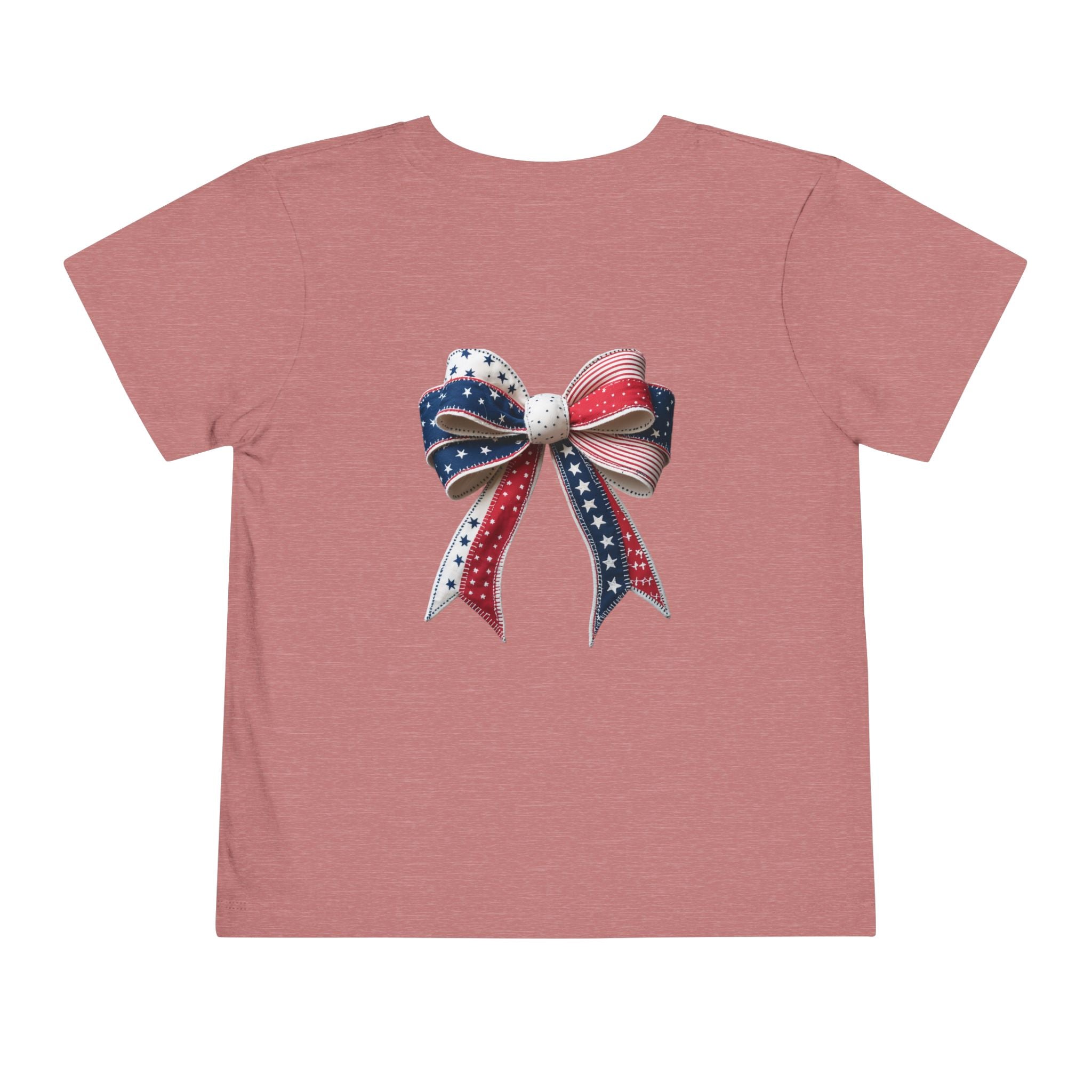 Toddler Tee - "Stay Spangled Sassy" Patriotic Bow 4th of July Shirt