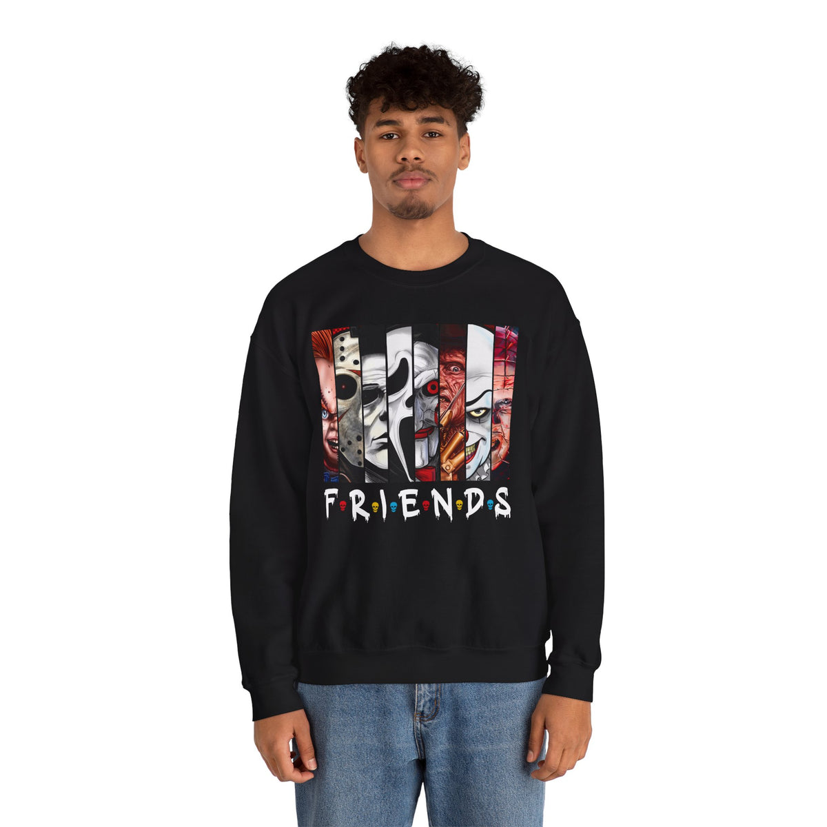 Horror Icons 'Friends' Crewneck Sweatshirt