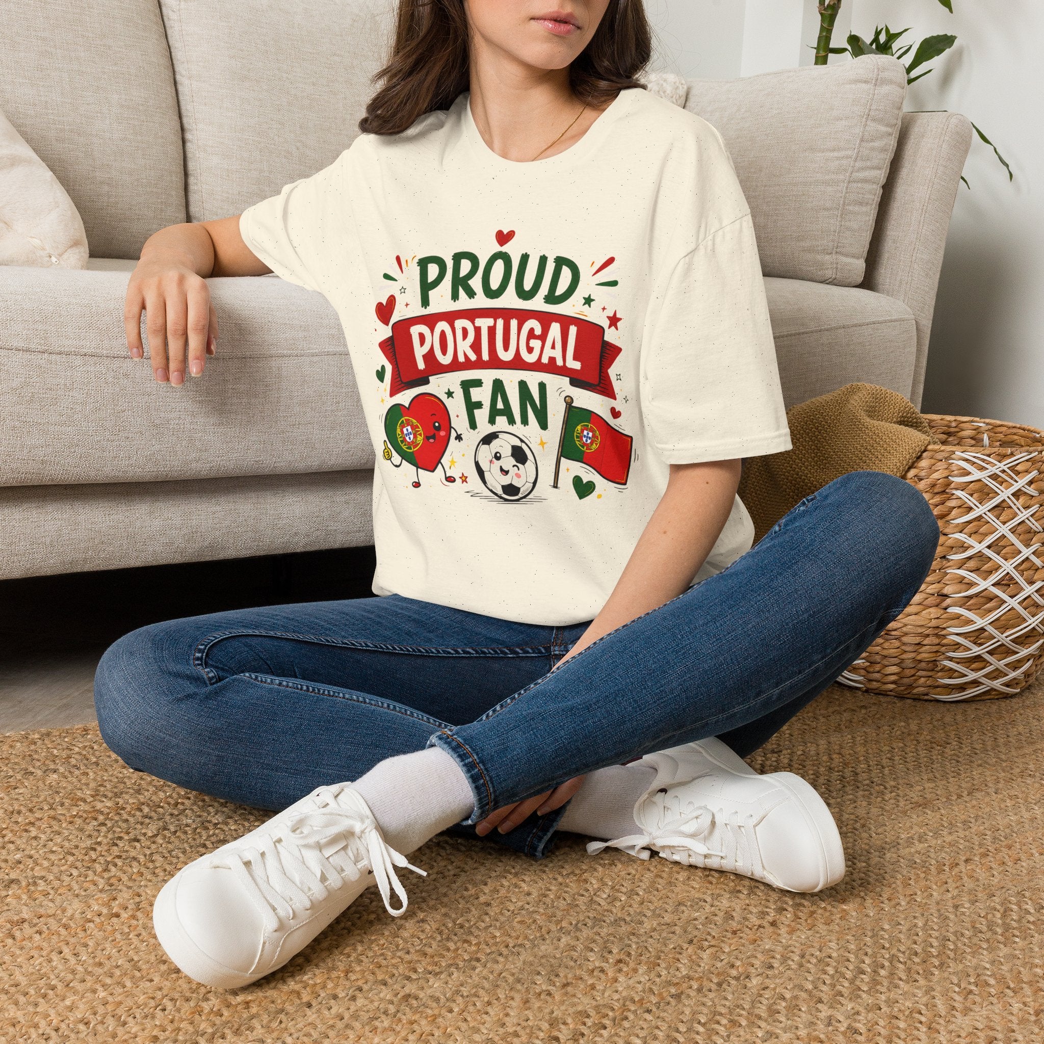 Portugal Fan T‑Shirt — Proud Portugal Fan Soccer Tee