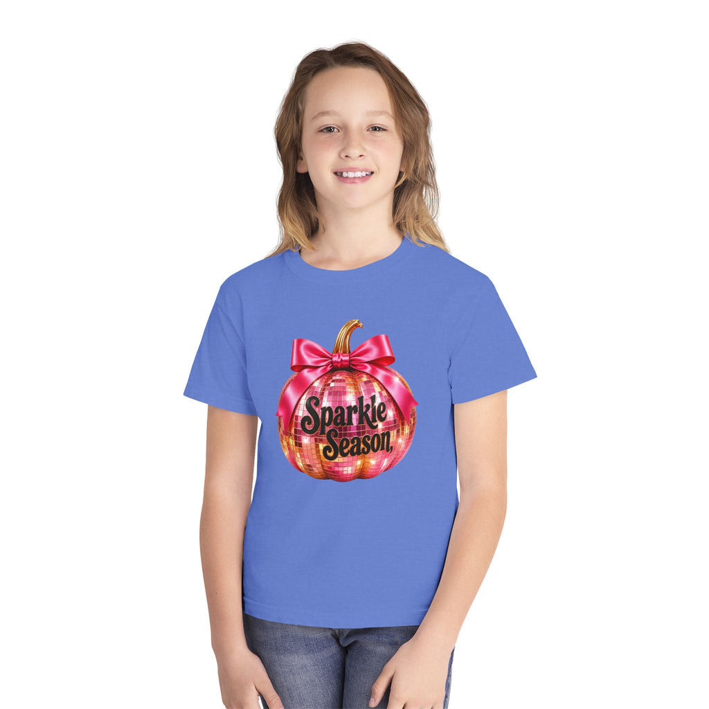 Sparkle Season Pumpkin Youth T‑Shirt
