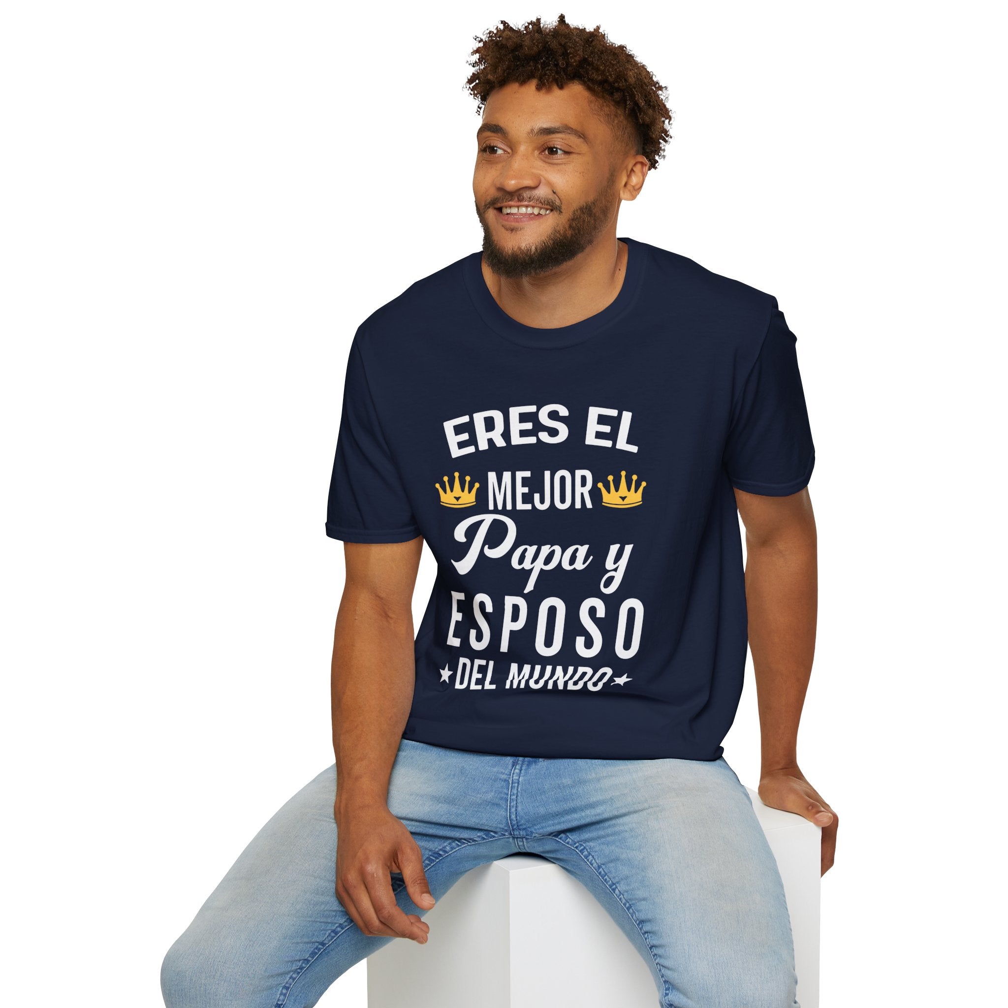 T-Shirt "Eres el Mejor Papa y Esposo del Mundo" – Regalo Día del Padre en Español