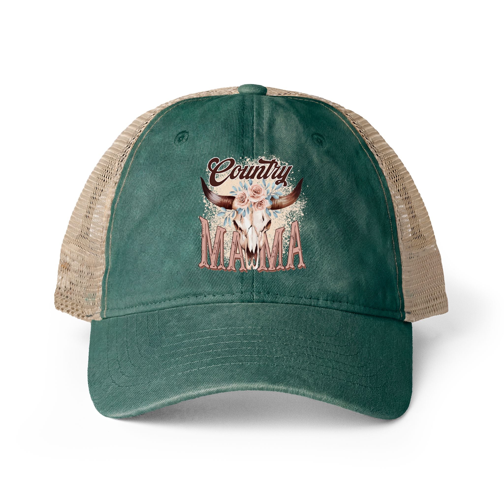 Women's Washed Mesh-Back Cap