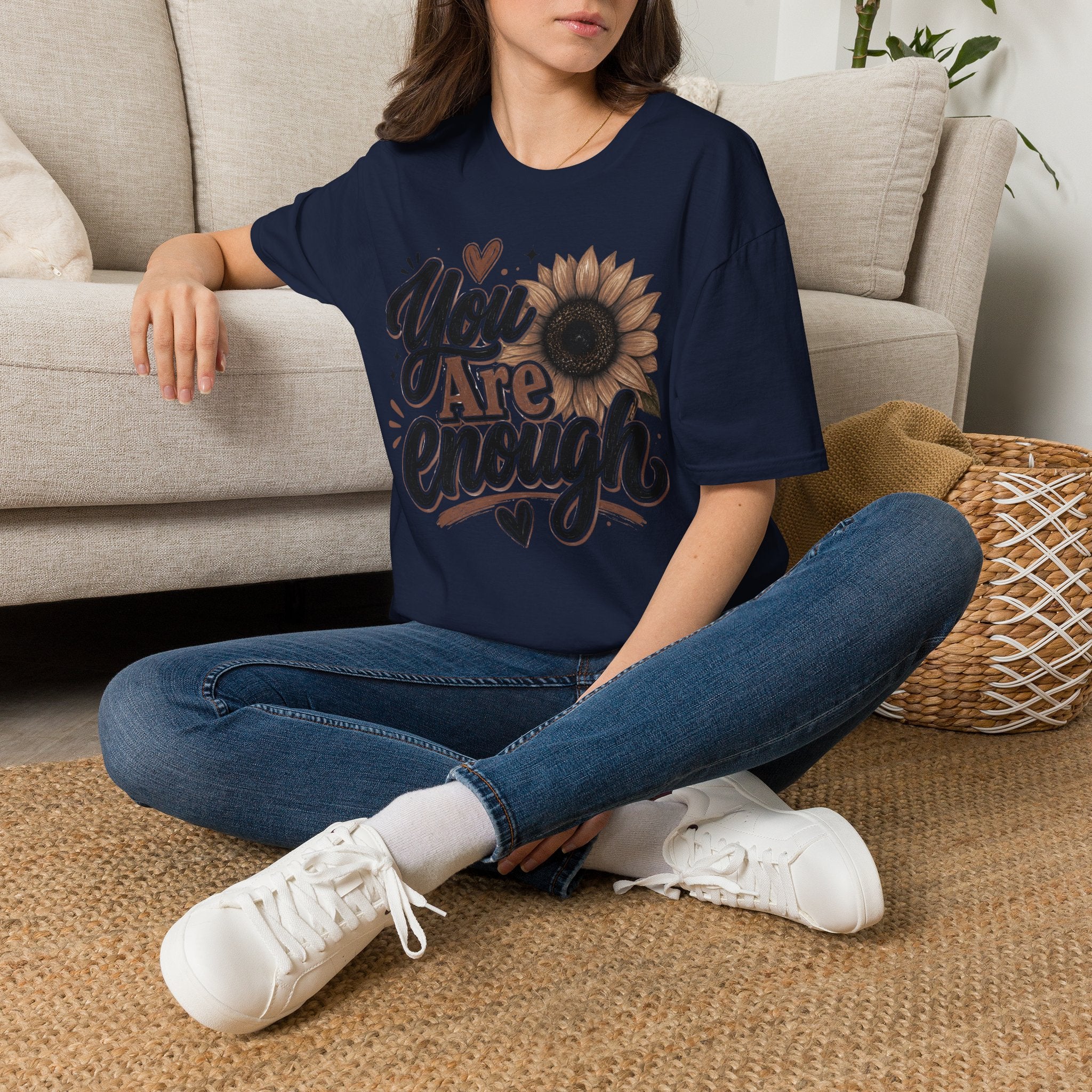 You Are Enough Sunflower T-Shirt