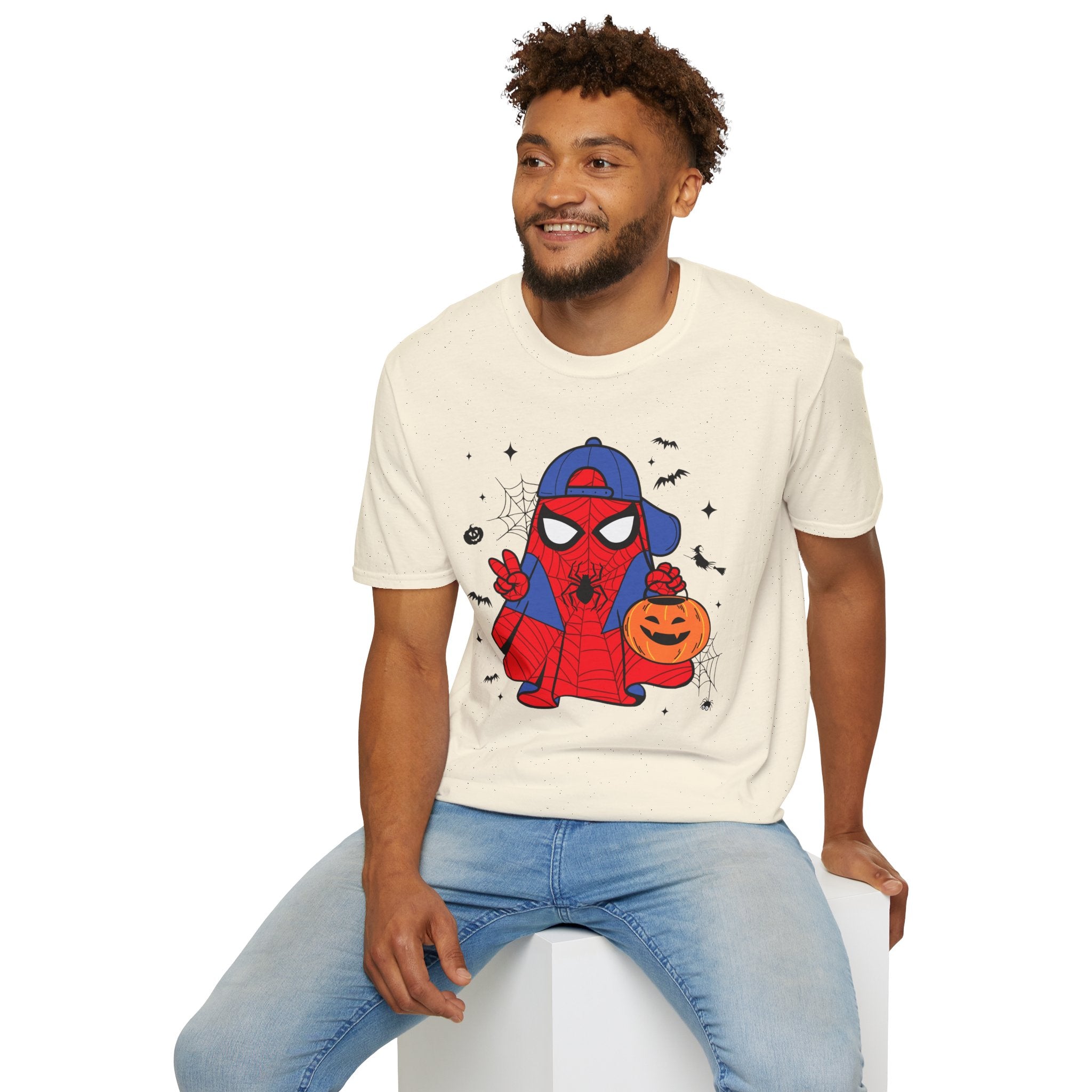 Spidey Trick-or-Treat T-Shirt — Cute Halloween Spider-Man Costume Tee