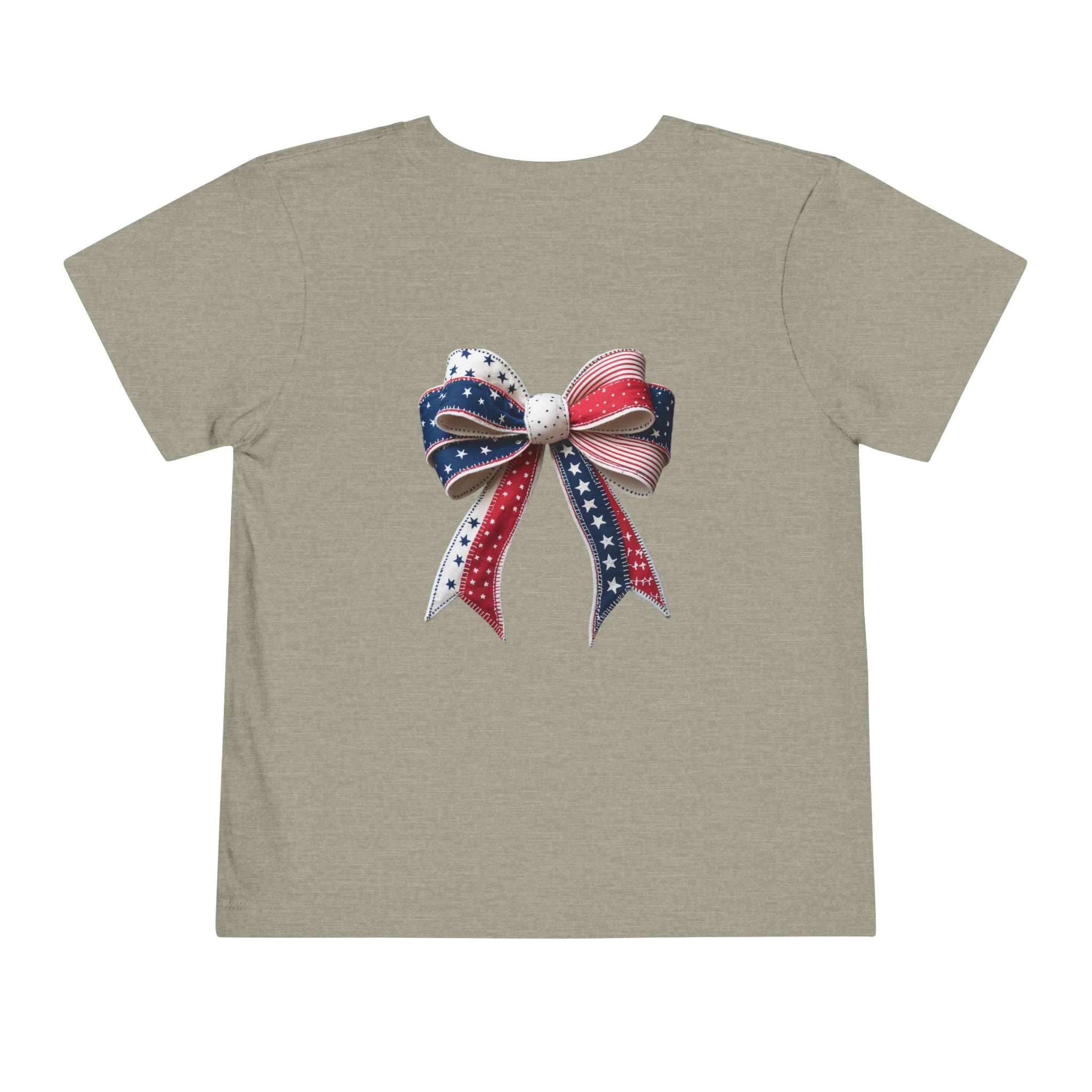 Toddler Tee - "Stay Spangled Sassy" Patriotic Bow 4th of July Shirt