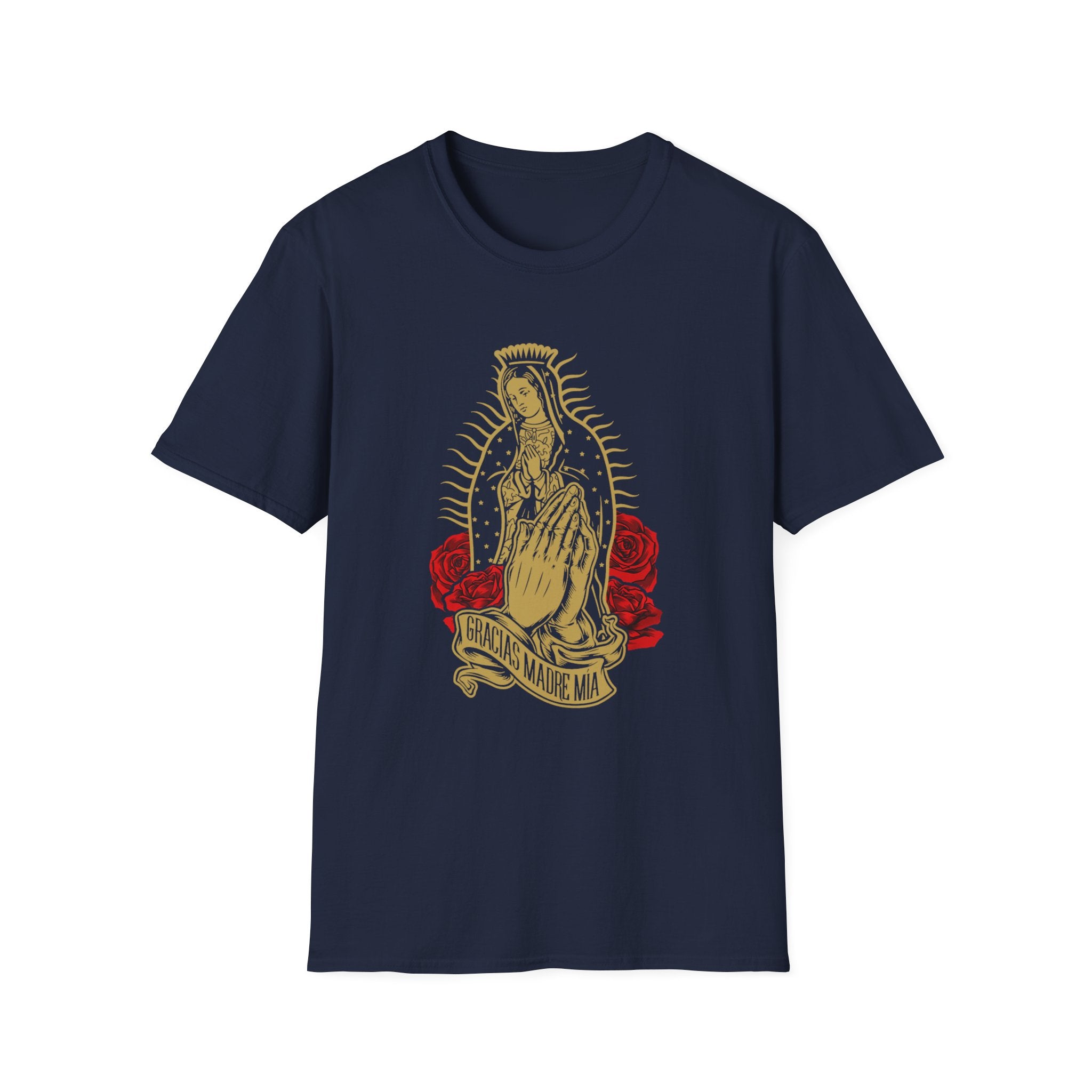 Our Lady of Guadalupe T-Shirt | Virgin Mary illustration, roses