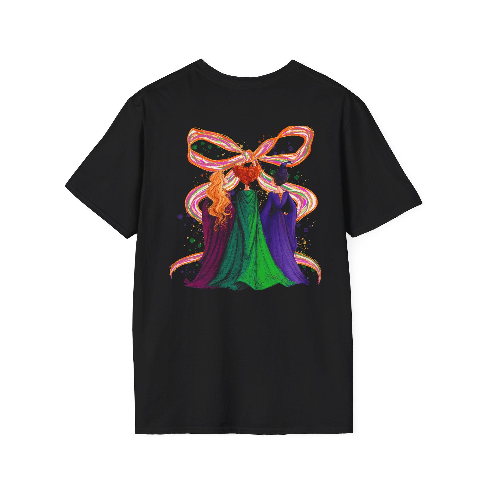 Hocus Pocus Halloween T‑Shirt — Colorful Witch Sisters Movie Tribute