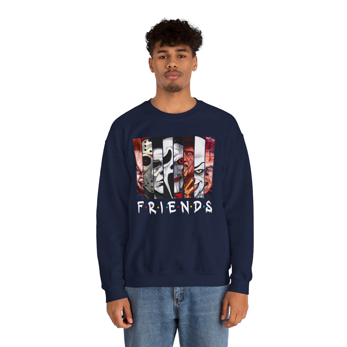 Horror Icons "Friends" Crewneck Sweatshirt