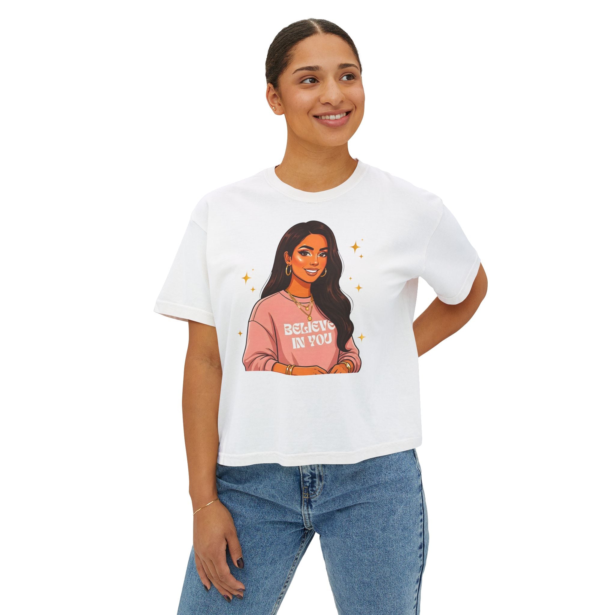 Believe In You Boxy Tee