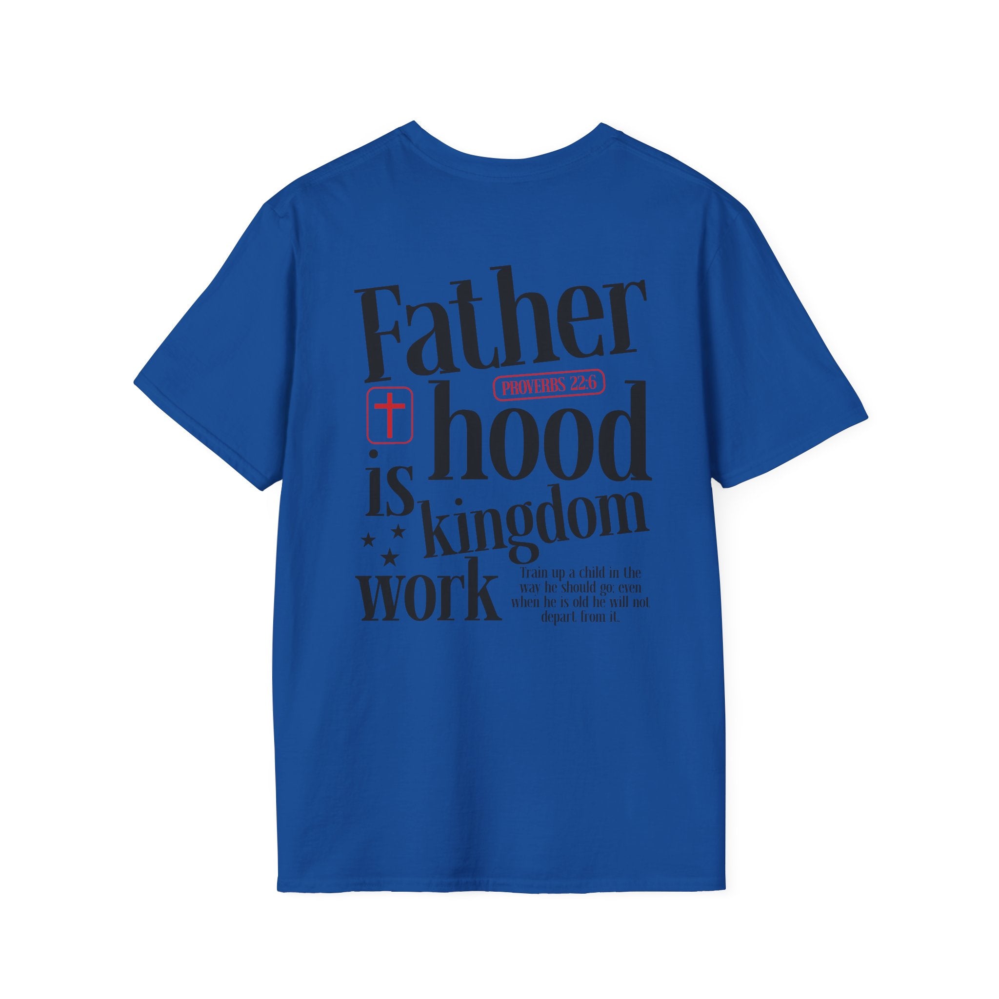 Fatherhood T-Shirt — Minimal 'Father + Hood' Dad Tee | New Dad Gift, Father’s Day