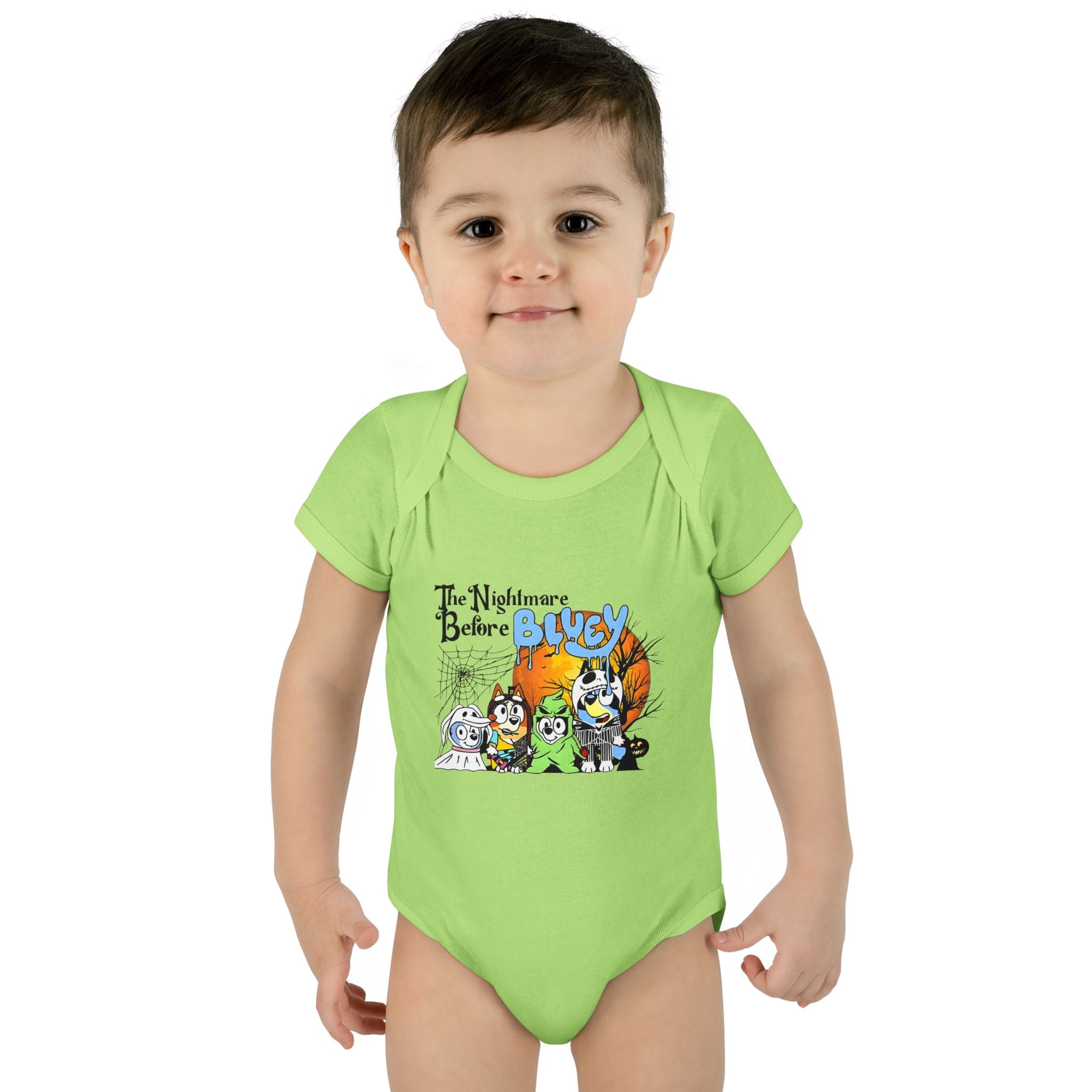 Baby Bodysuit - Cute Cartoon Halloween Infant Onesie
