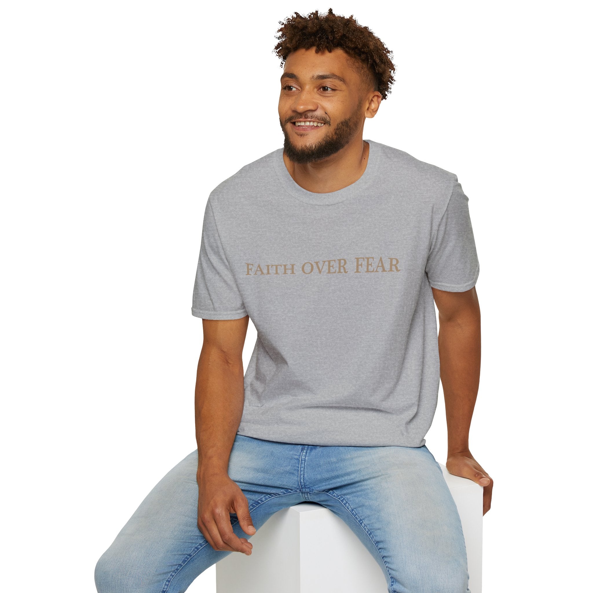 Faith Over Fear T-Shirt — Inspirational Christian Tee