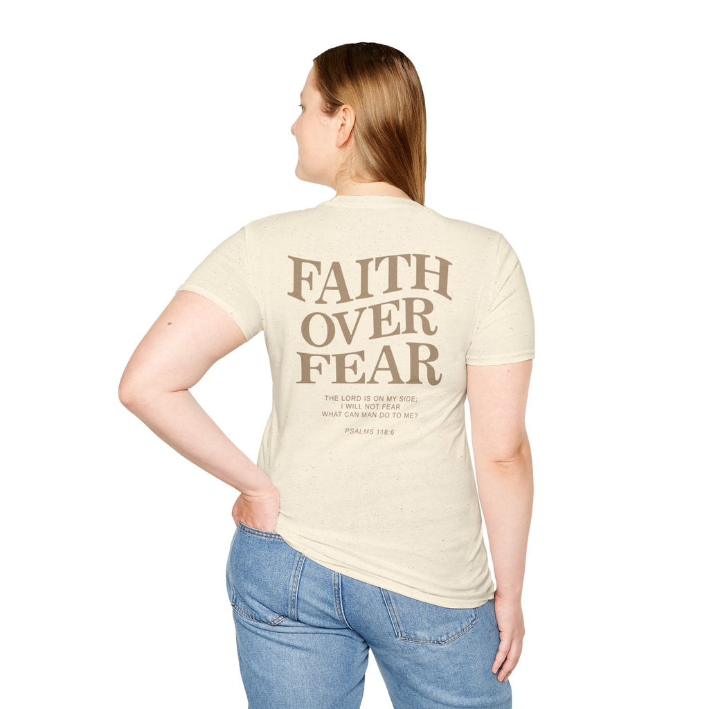 Faith Over Fear T-Shirt — Inspirational Christian Tee