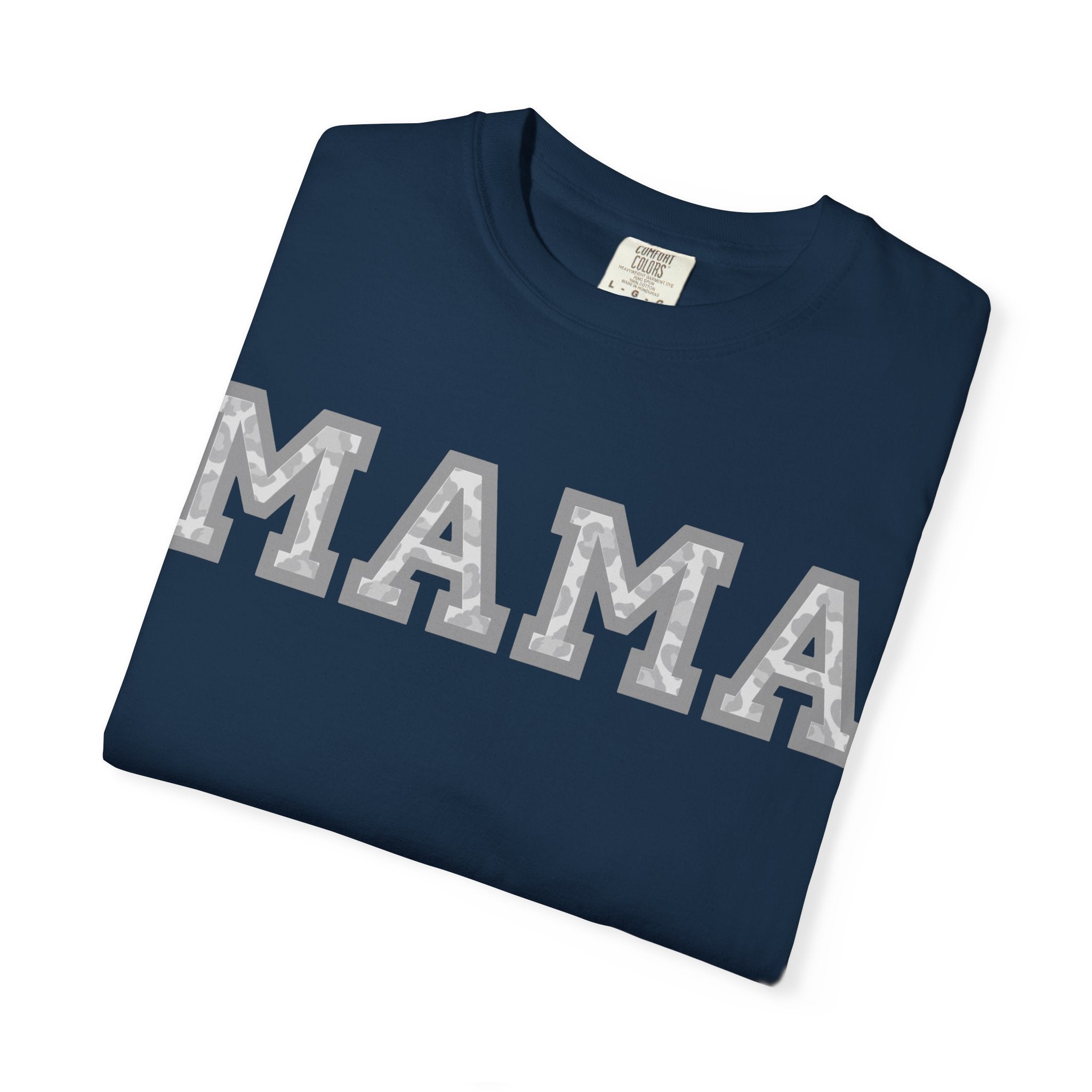 Mama Graphic T-Shirt Vintage Varsity Mom Tee for Mother's Day & Everyday