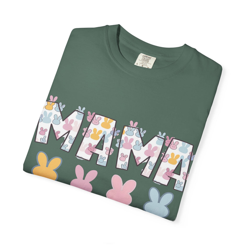 Mama Floral Peep Tee — Easter Bunny Pastel Mother's Day T-Shirt