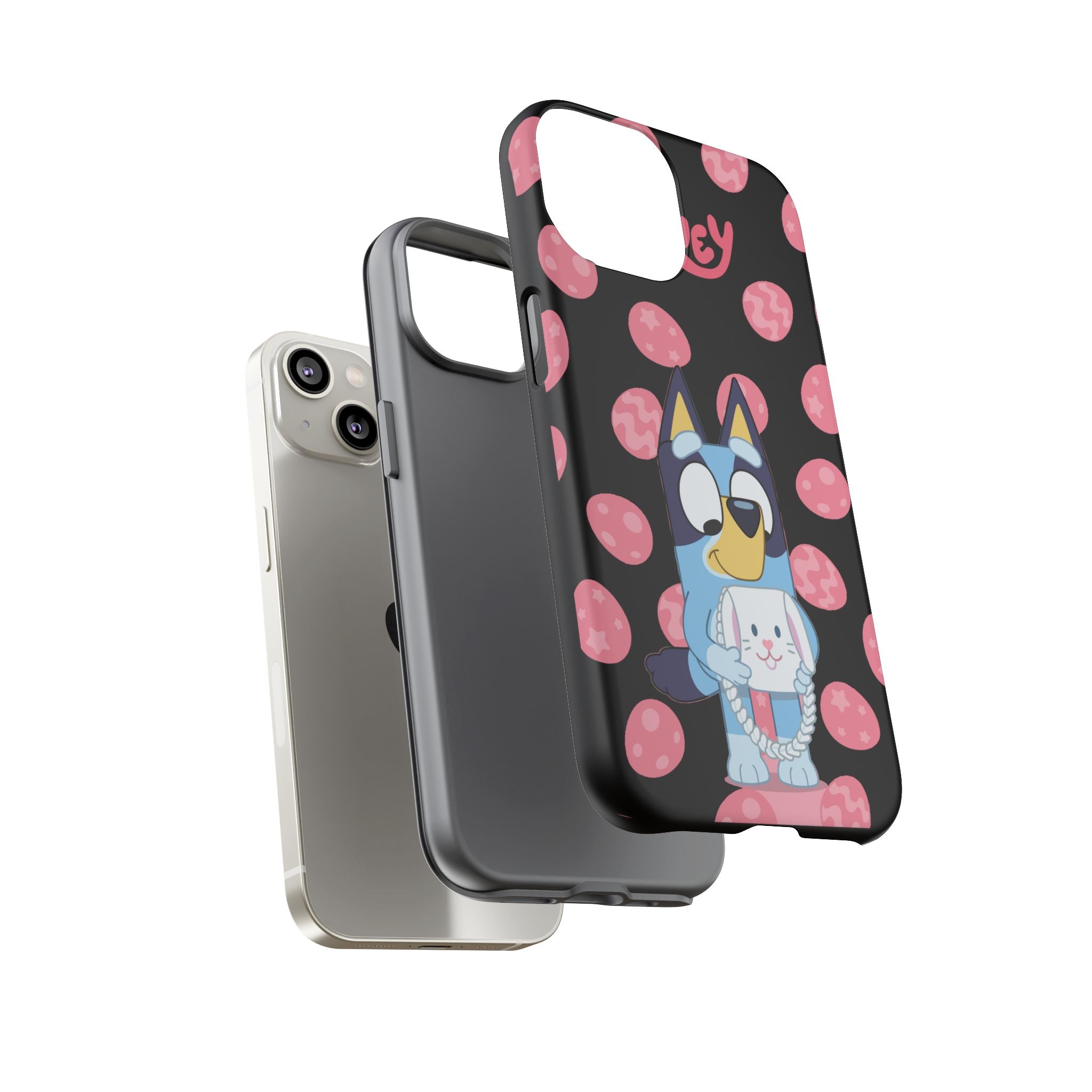 Bluey Holding Bunny phone case | Cute cartoon character phone case