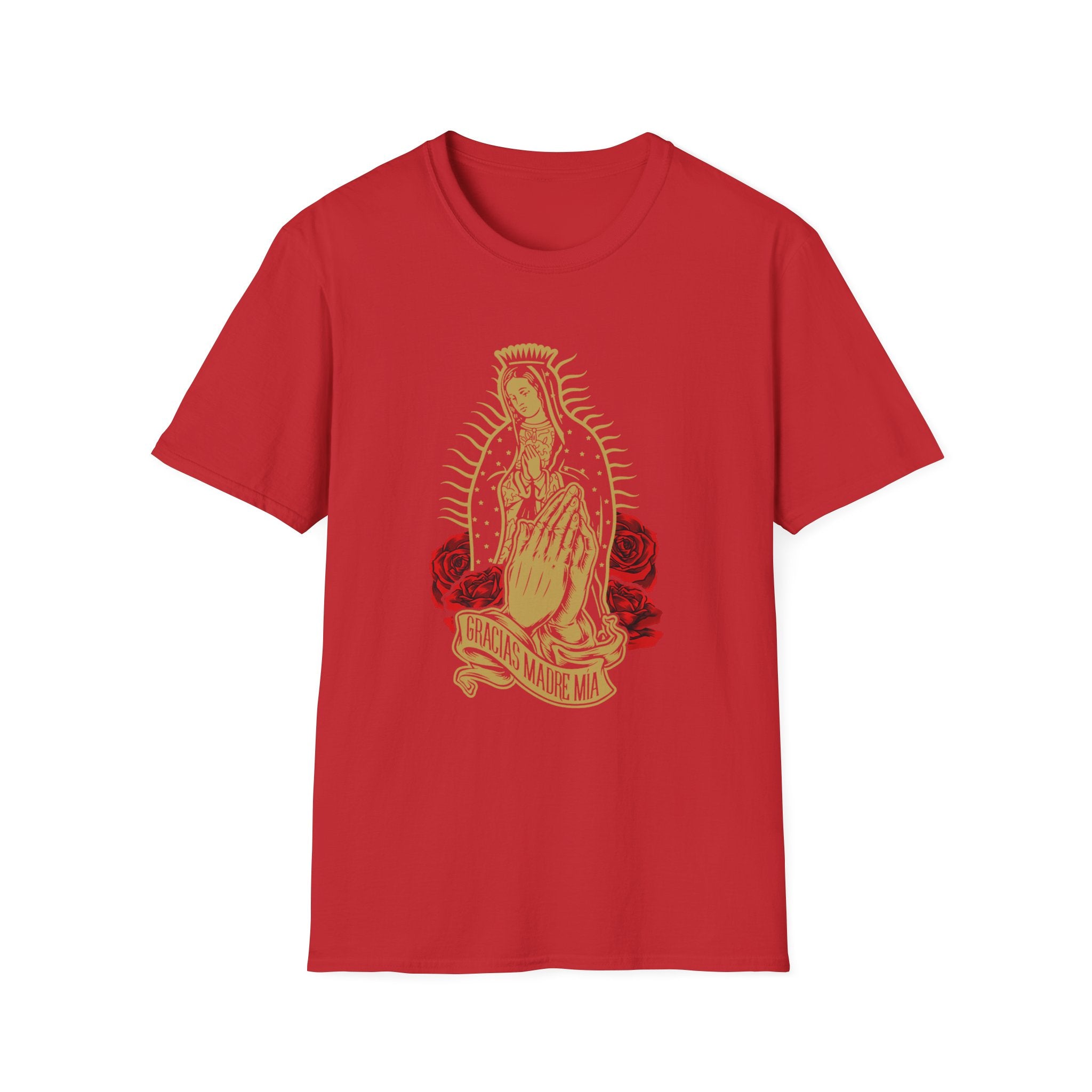 Our Lady of Guadalupe T-Shirt | Virgin Mary illustration, roses
