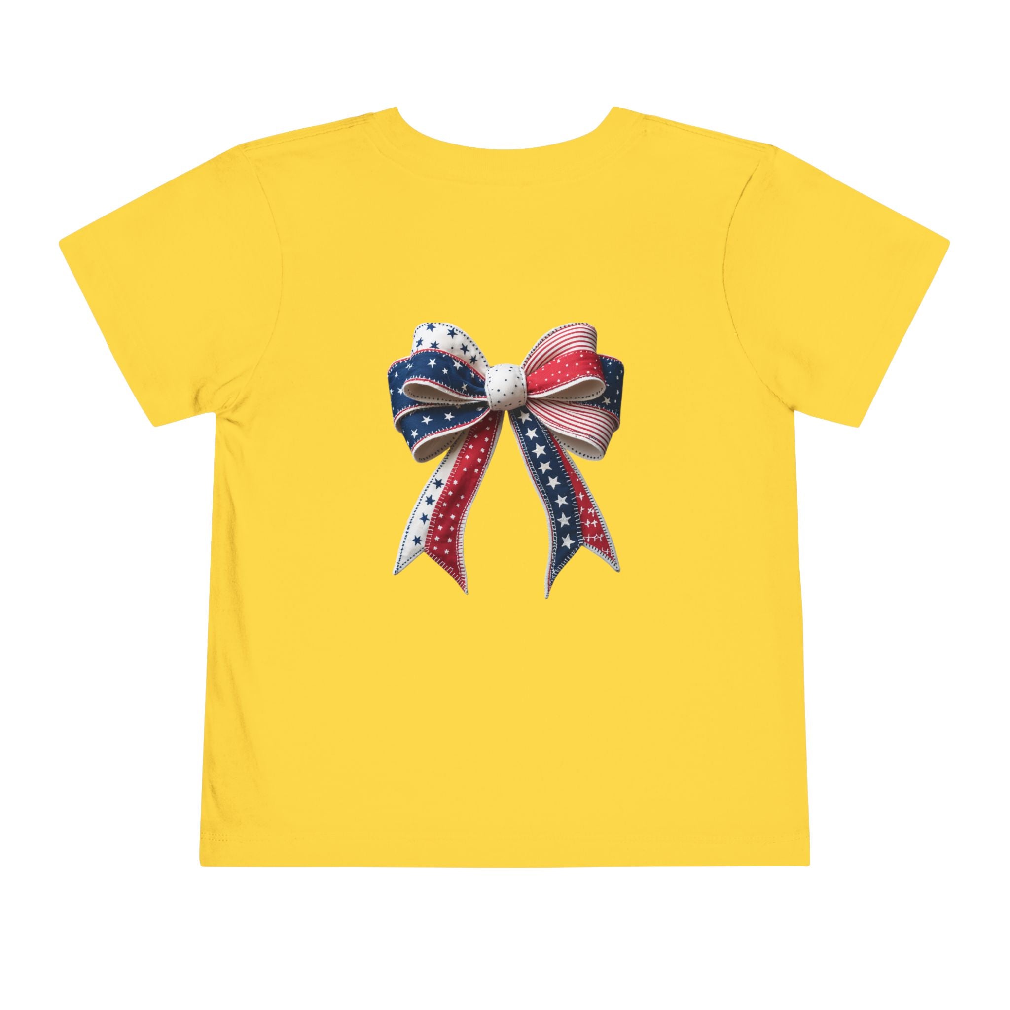 Toddler Tee - "Stay Spangled Sassy" Patriotic Bow 4th of July Shirt