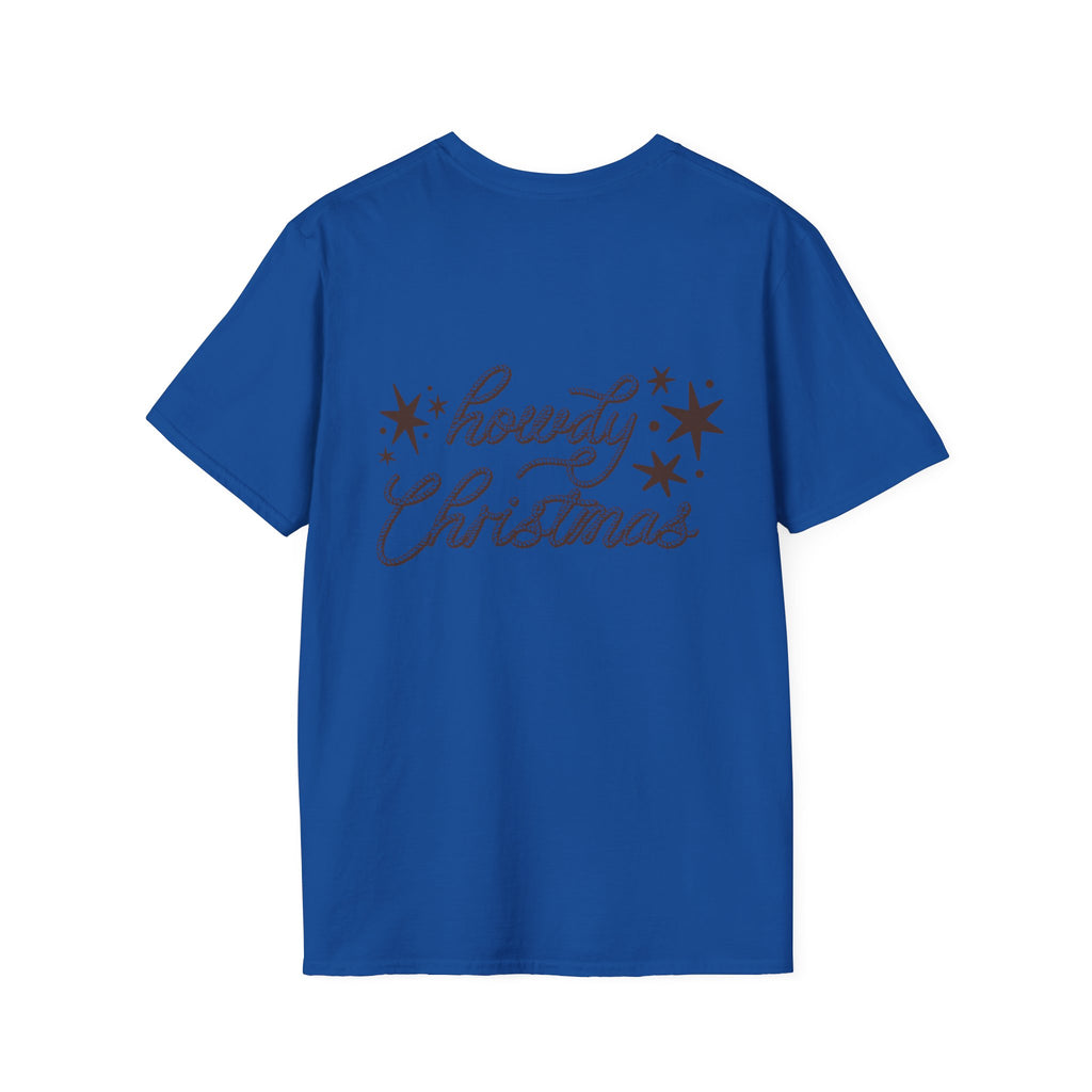 Western Christmas Tee — Cowboy Hat & Boots Holiday Shirt