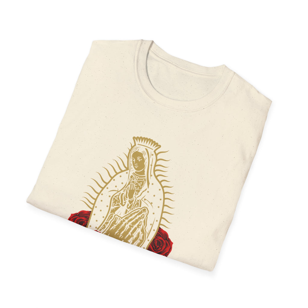 Our Lady of Guadalupe T-Shirt | Virgin Mary illustration, roses