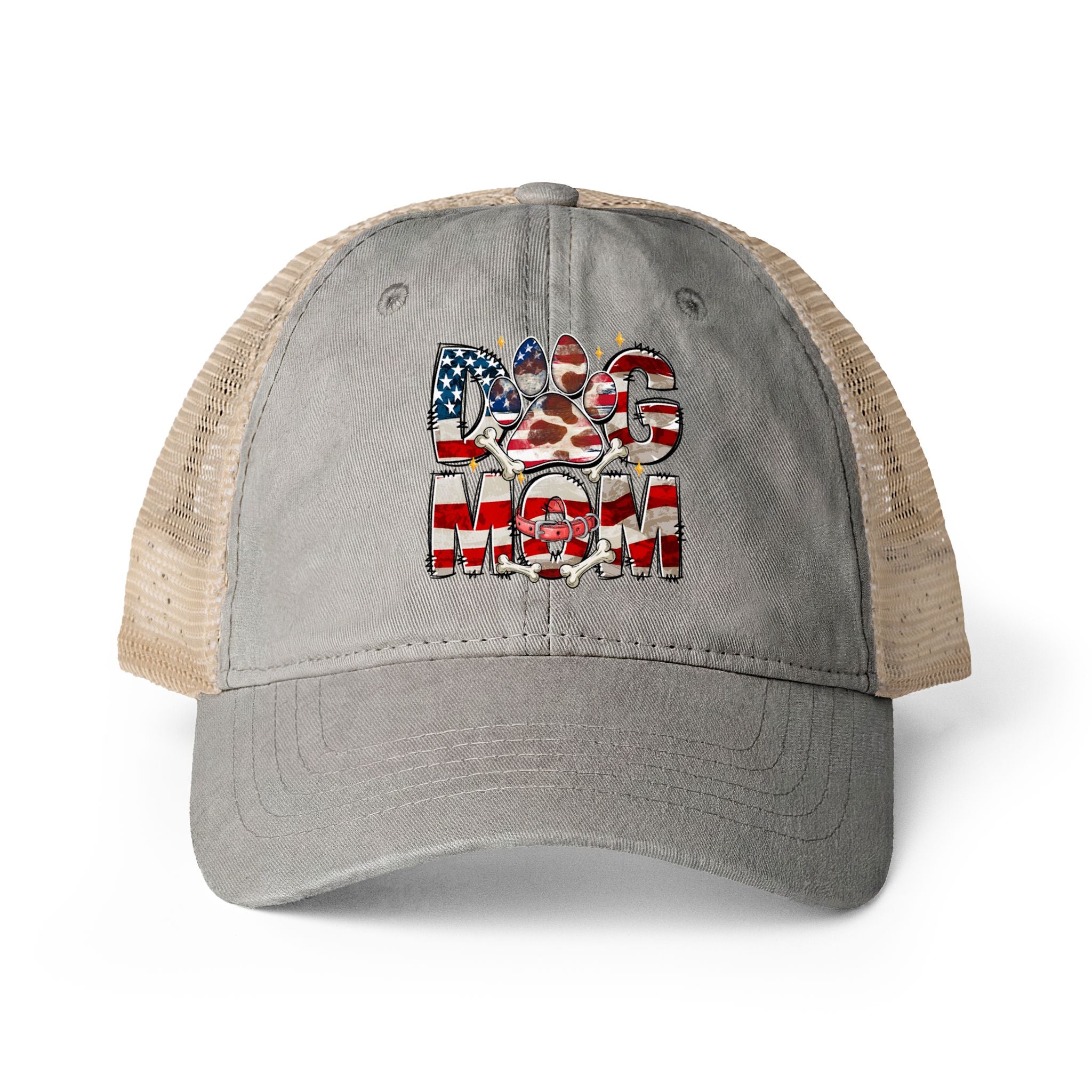 Women's Washed Mesh-Back Cap