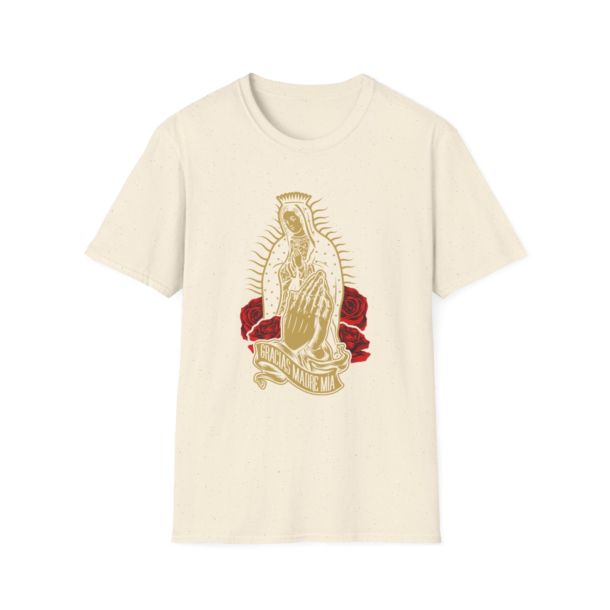 Our Lady of Guadalupe T-Shirt | Virgin Mary illustration, roses