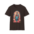 Virgin Mary Pray T-Shirt – Religious Catholic Tee with Colossians 4:2