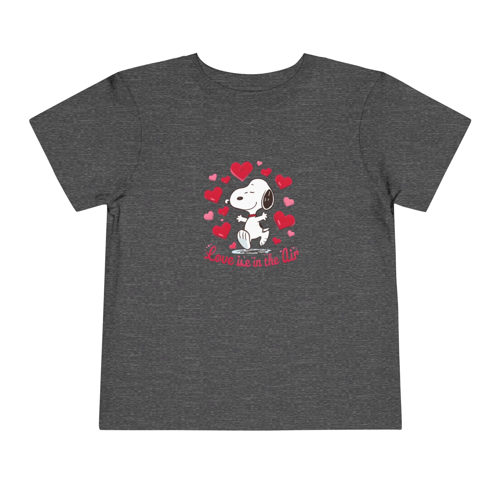 Toddler Tee — Cute Puppy “Love Is in the Air” Valentine Shirt
