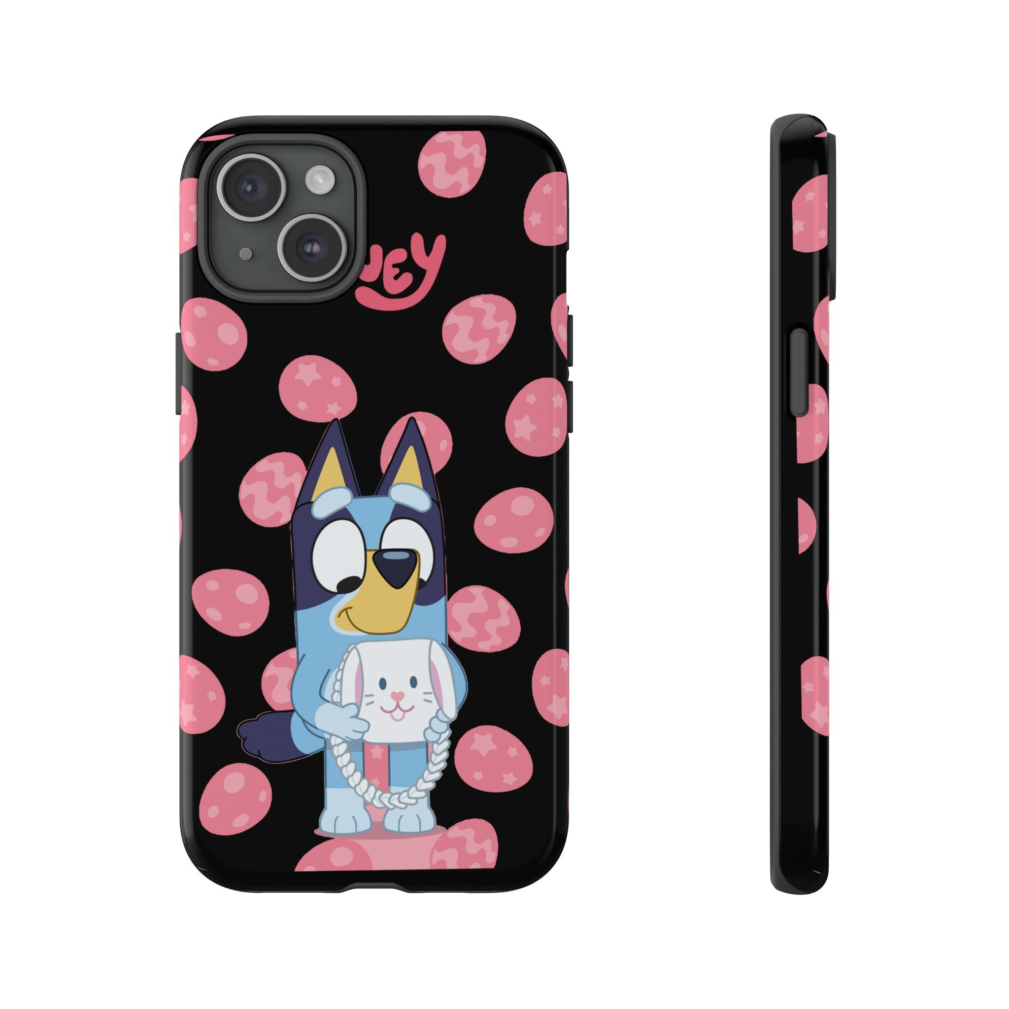 Bluey Holding Bunny phone case | Cute cartoon character phone case