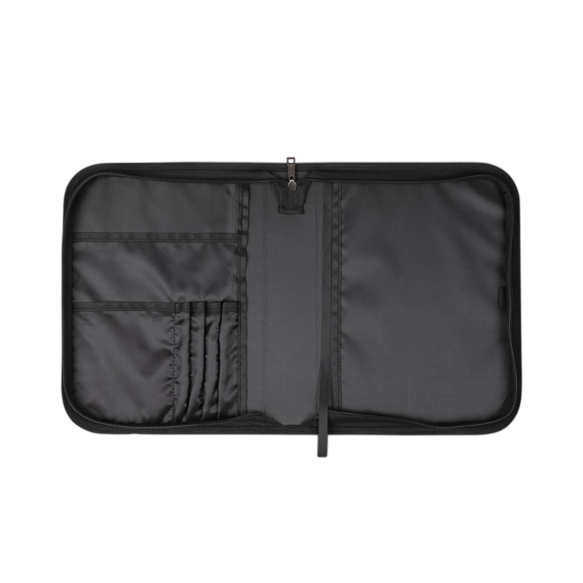 Bible Cover — Minimal Black Heart Zippered Bible Cover