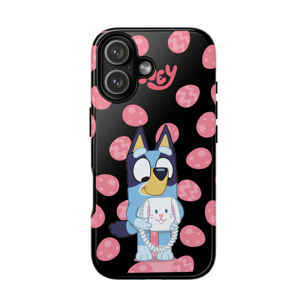 Bluey Holding Bunny phone case | Cute cartoon character phone case