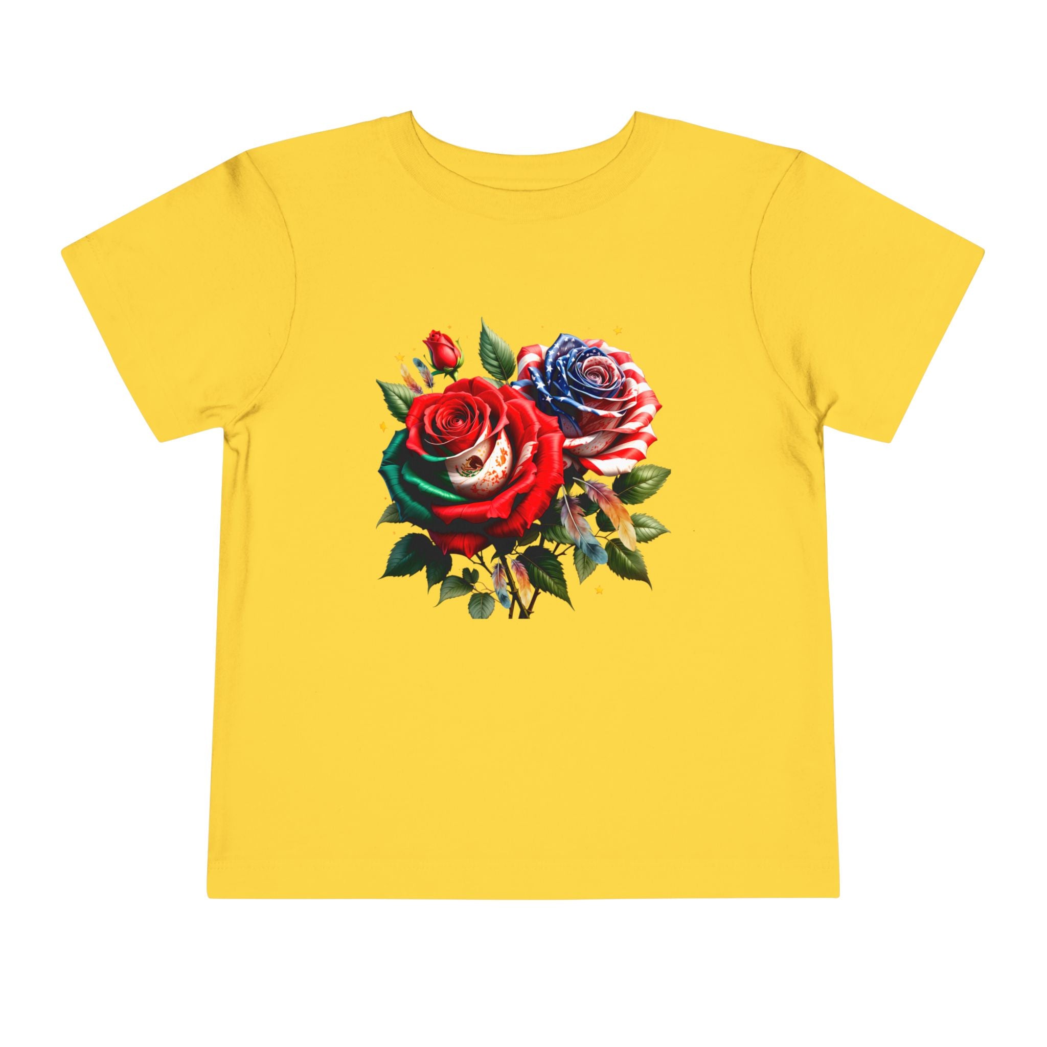Toddler Tee — Vintage Watercolor Roses Floral Shirt for Kids