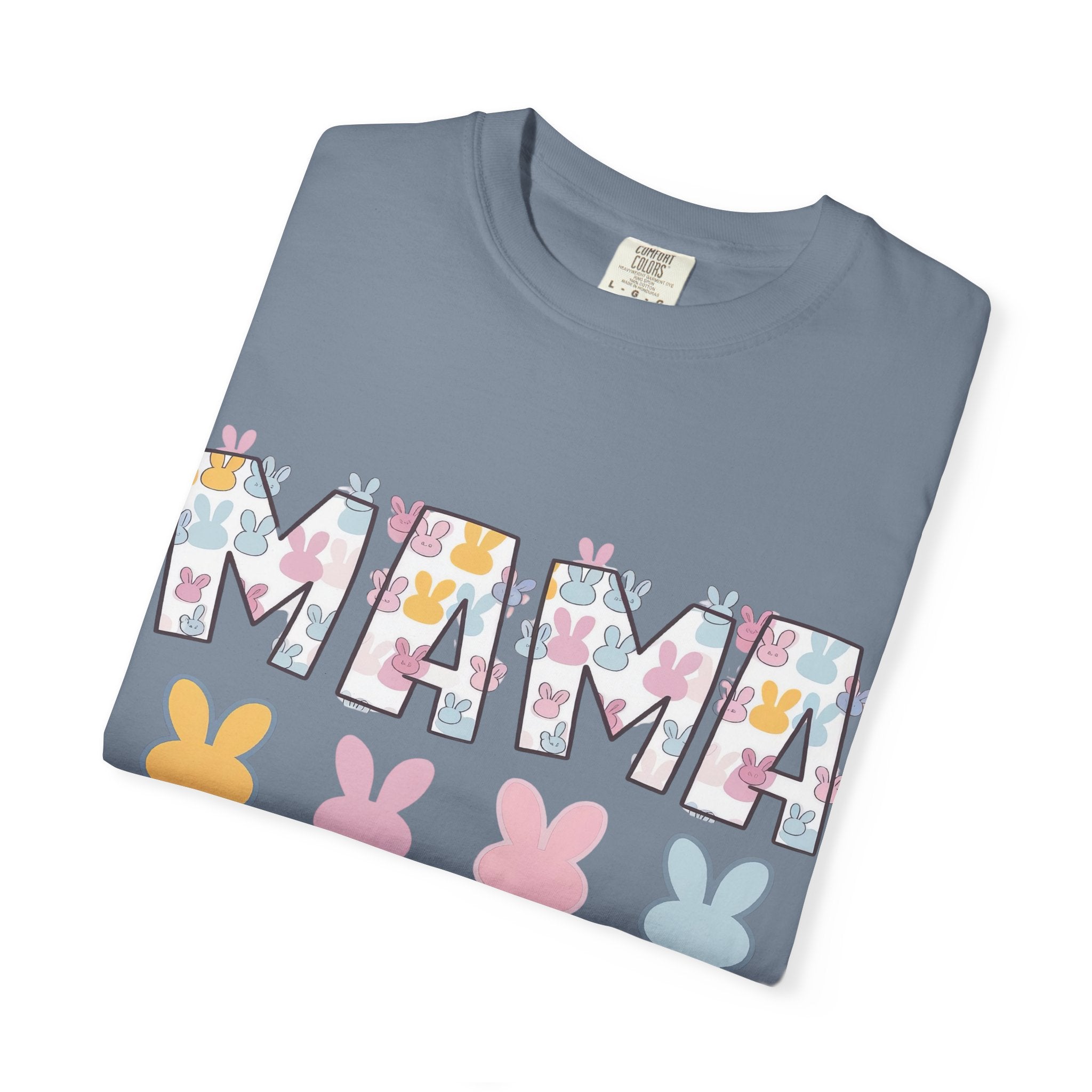 Mama Floral Peep Tee — Easter Bunny Pastel Mother's Day T-Shirt