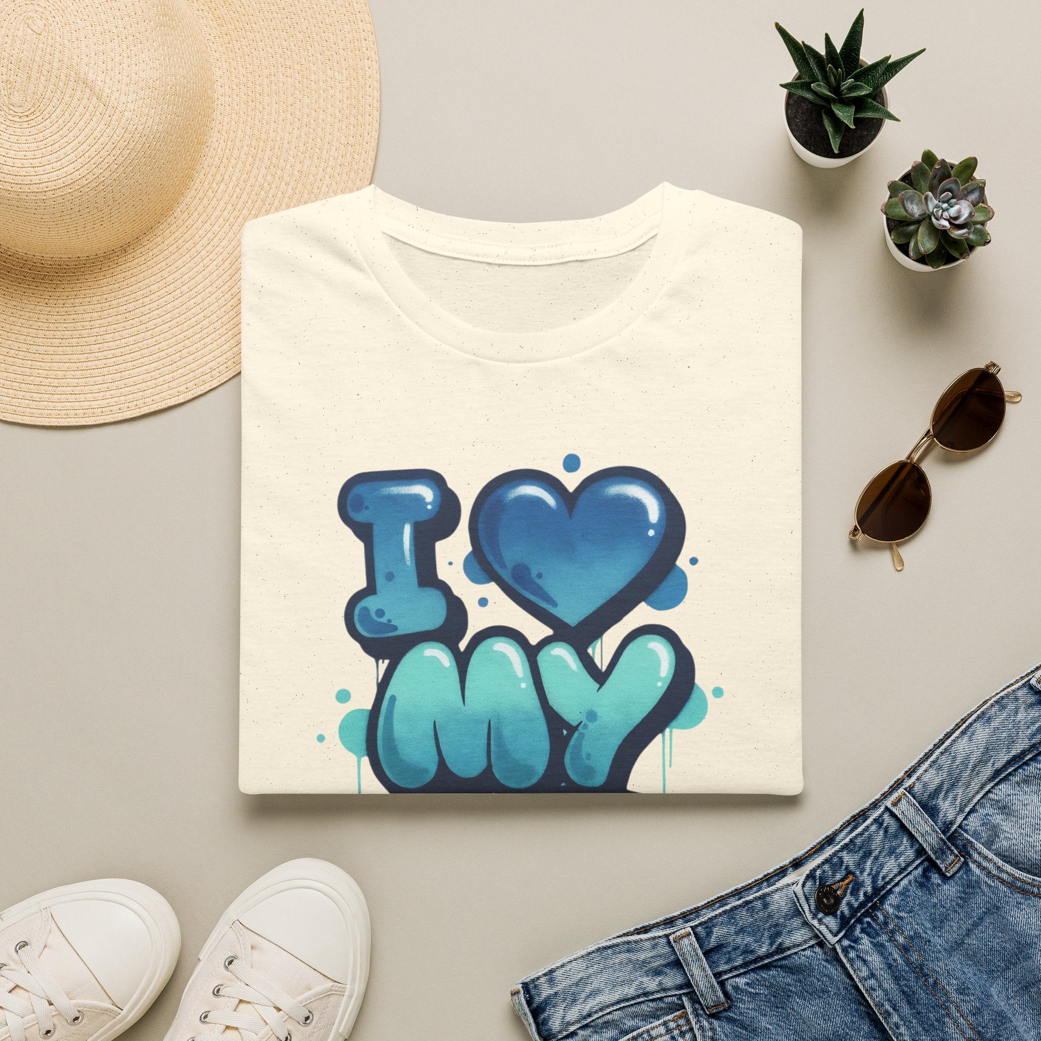 I  My GF Graffiti T-Shirt