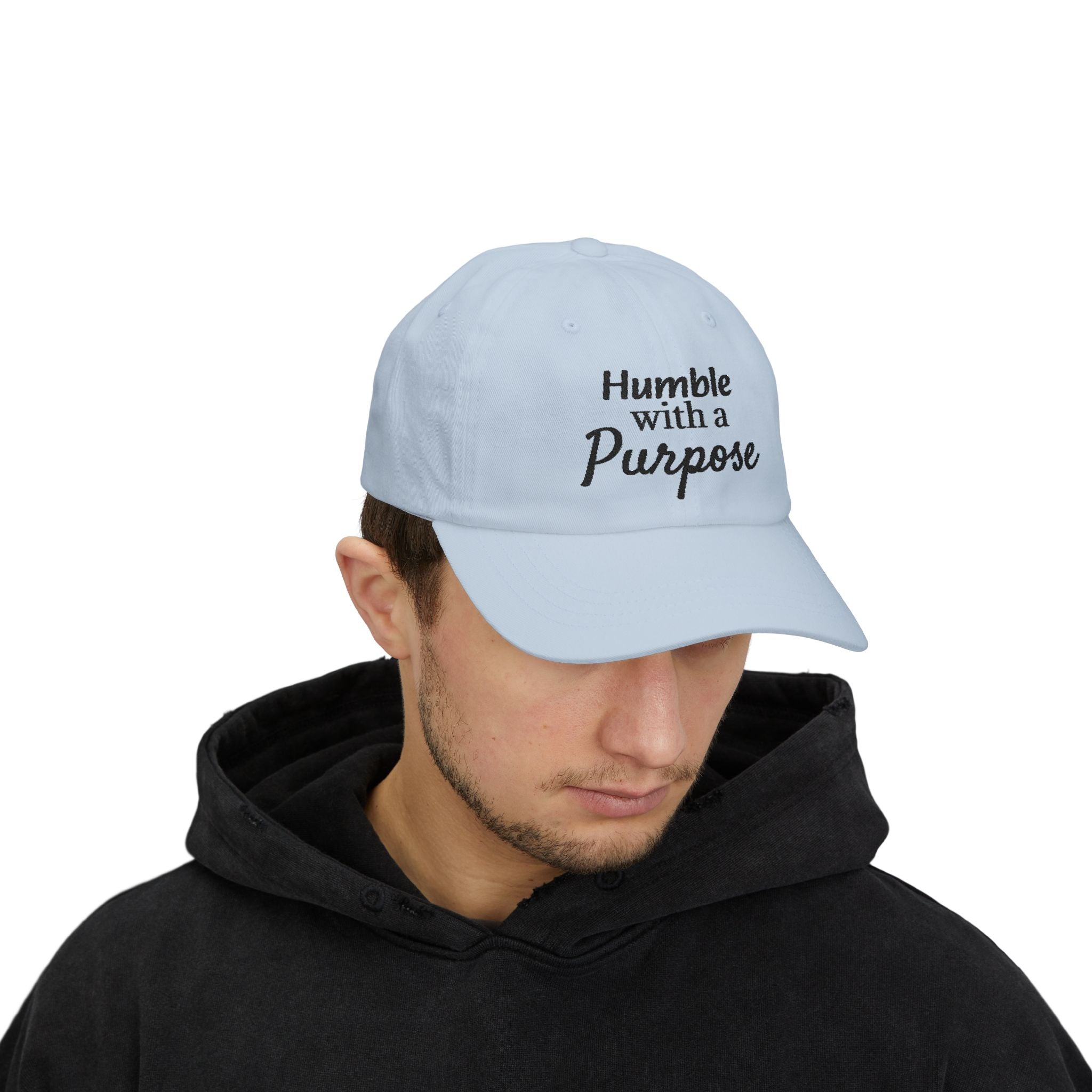 Dad Cap — "Humble with a Purpose" Embroidered Baseball Hat