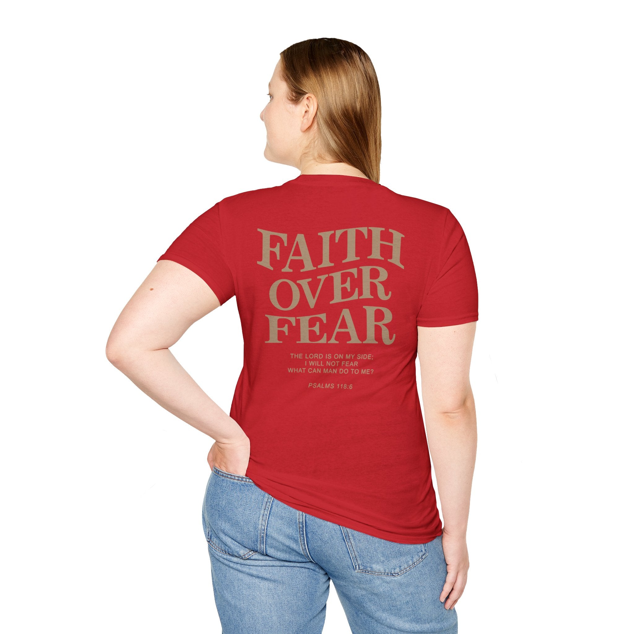 Faith Over Fear T-Shirt — Inspirational Christian Tee